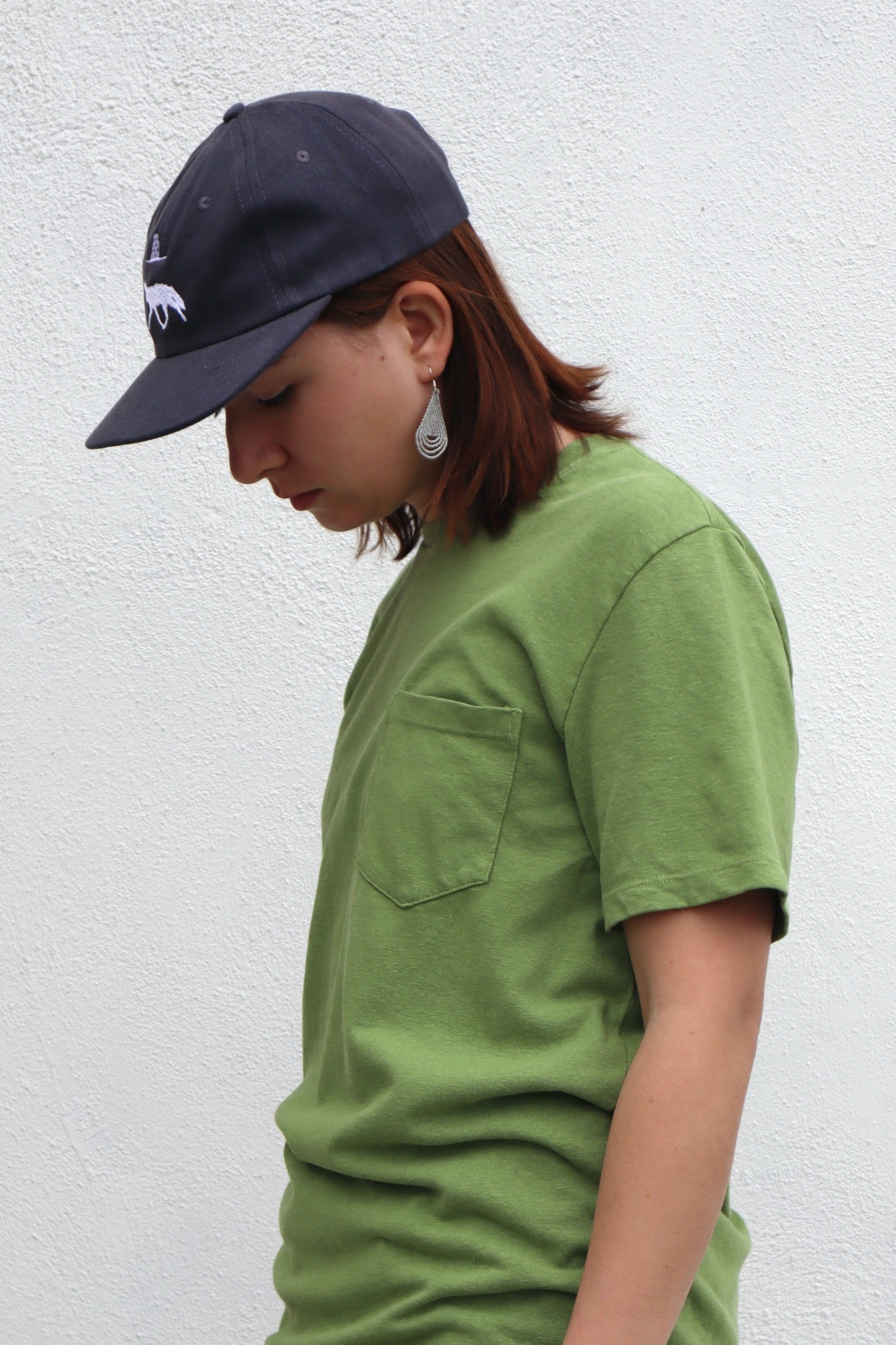 Baja Pocket Tee / Dark Matcha