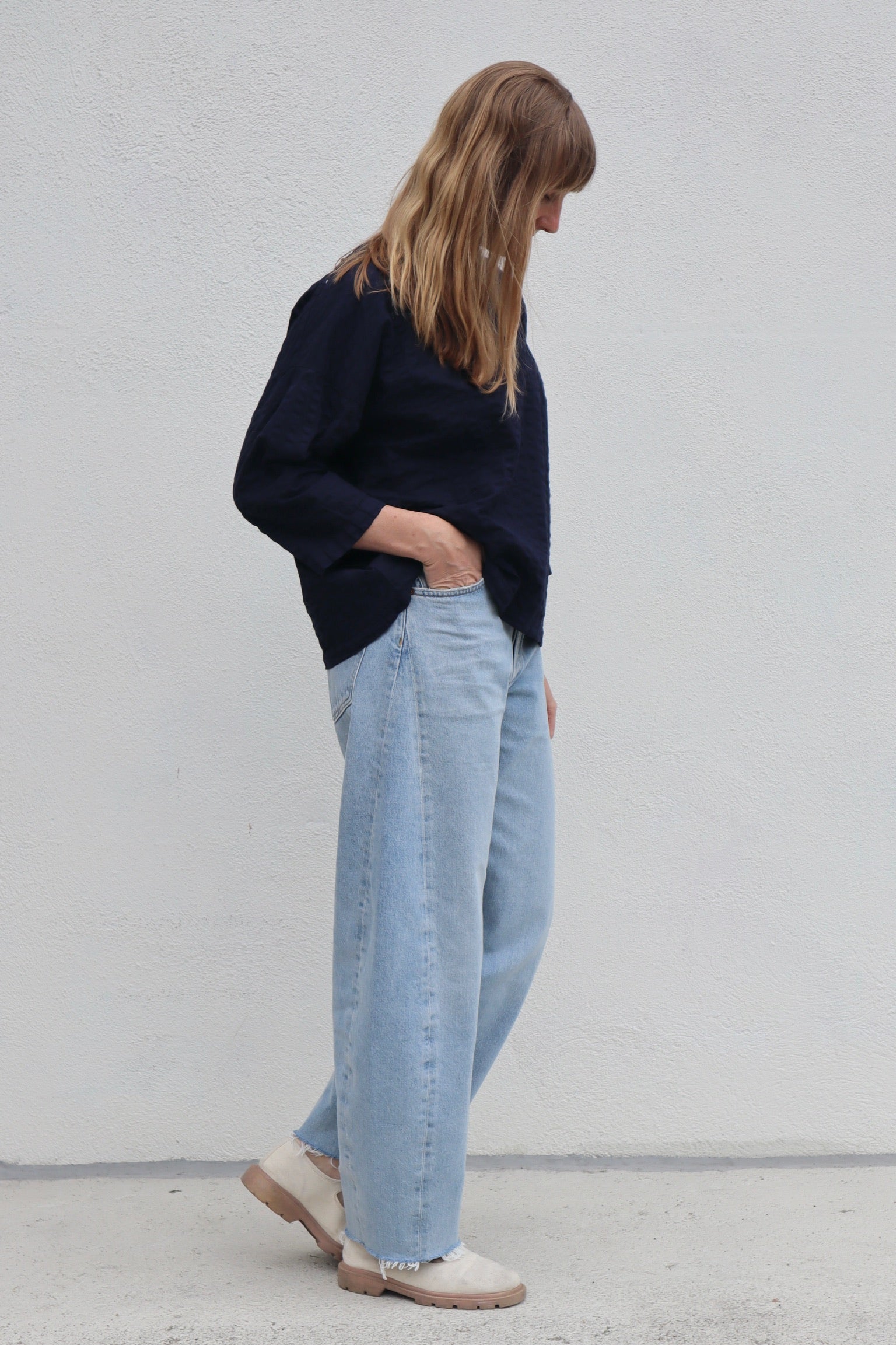 Agolde Luna Pieced Jean / Void
