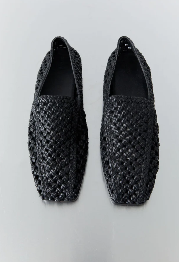 St. Agni Macrame Loafer / Black