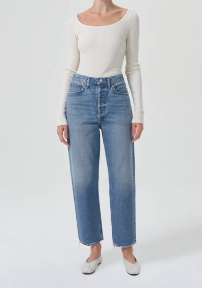 Agolde 90's Crop Mid Rise Loose Straight / Bound