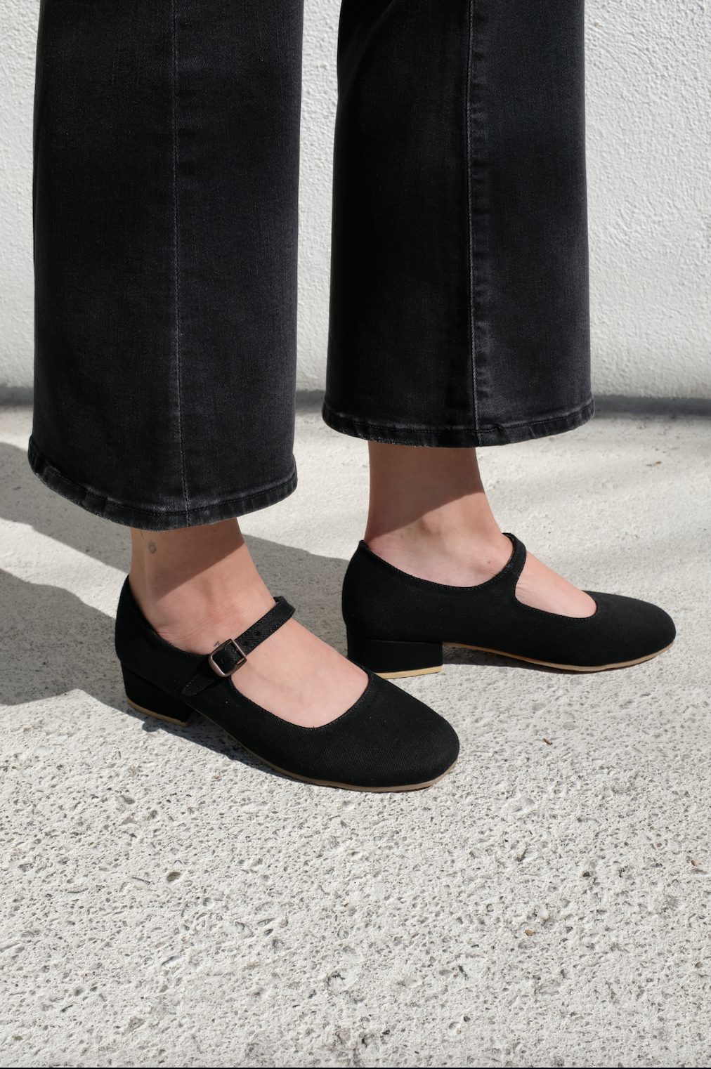 Small Lot Heeled Mary Jane / Black