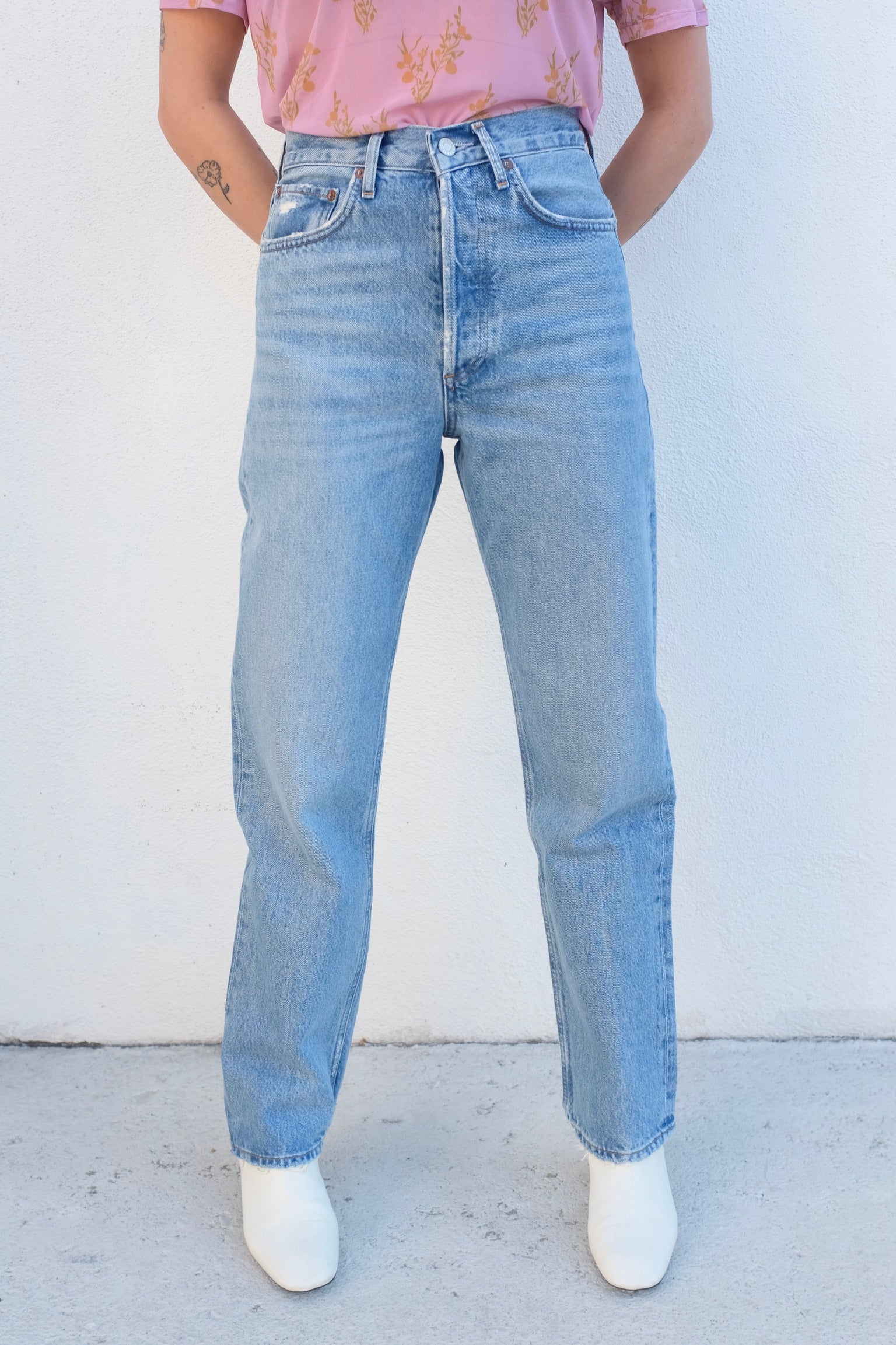 Agolde 90's Mid Rise Loose Fit Jean / Scheme