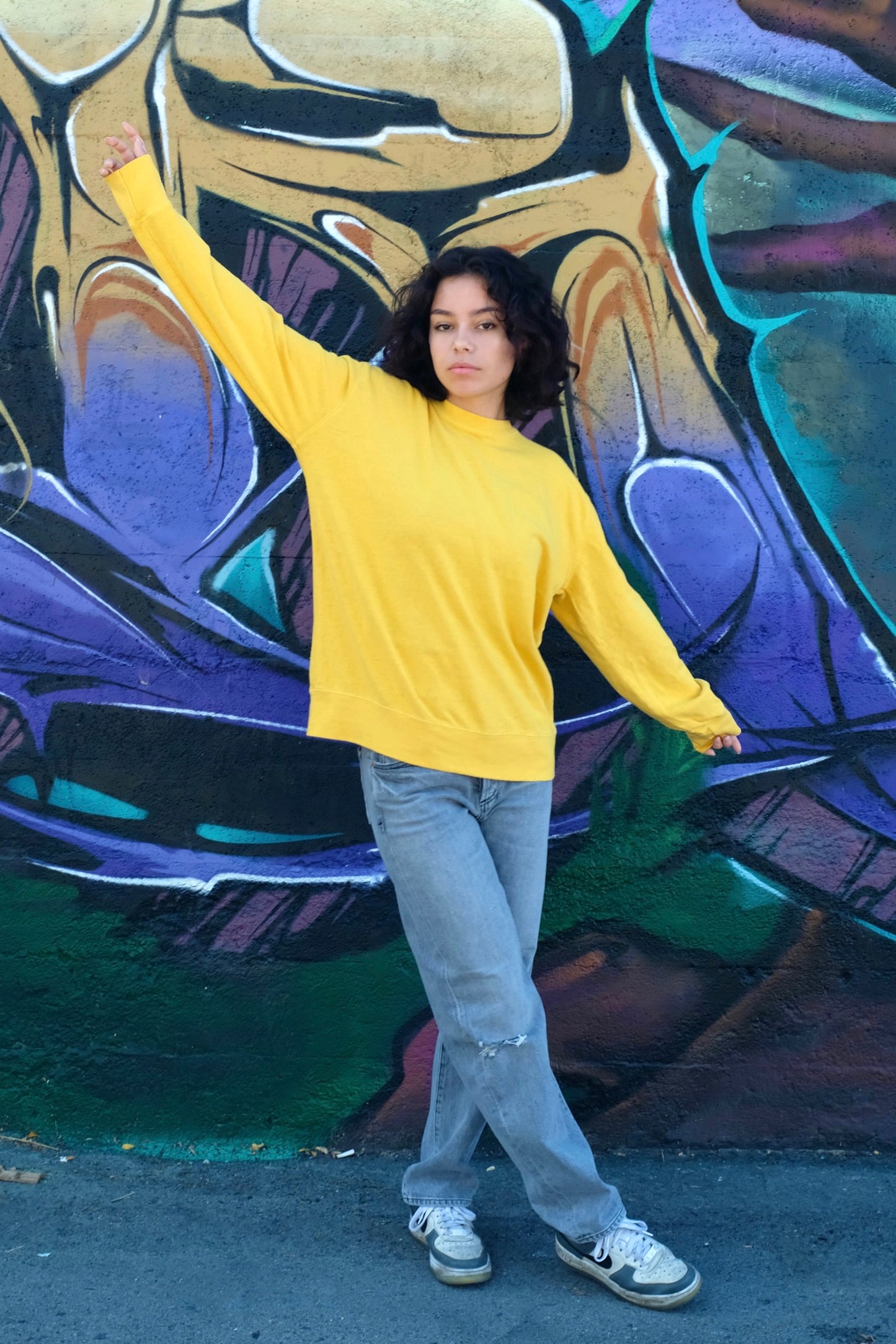 Jungmaven California Pullover / Sunshine Yellow