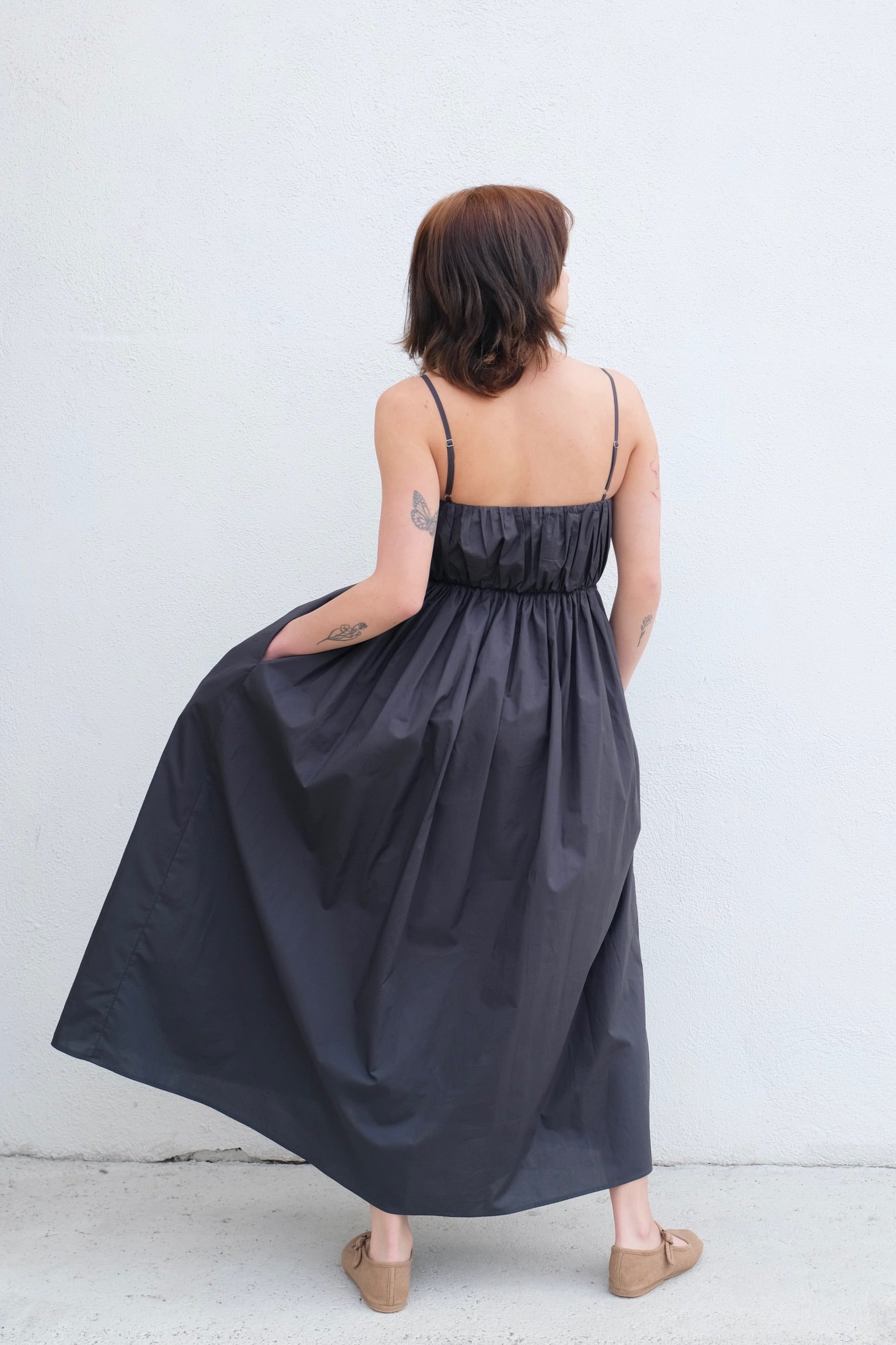 Bronze Age Poppy Dress / Stone(adhoc custom)