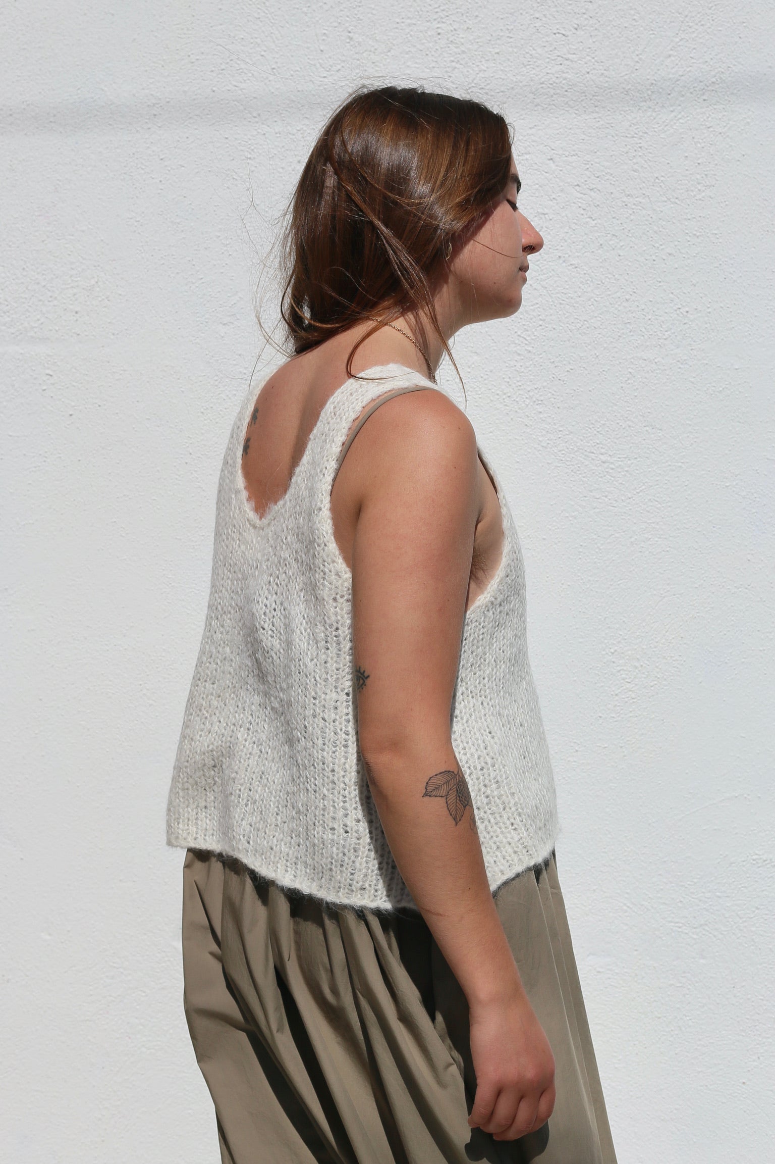 Atelier Delphine Sweater Tank / Cream