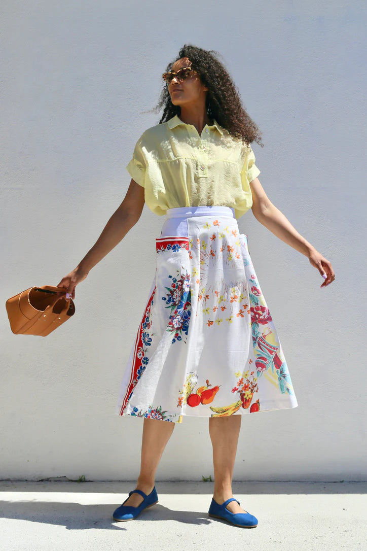Dinner Party Skirt / OOAK Tablecloth 2