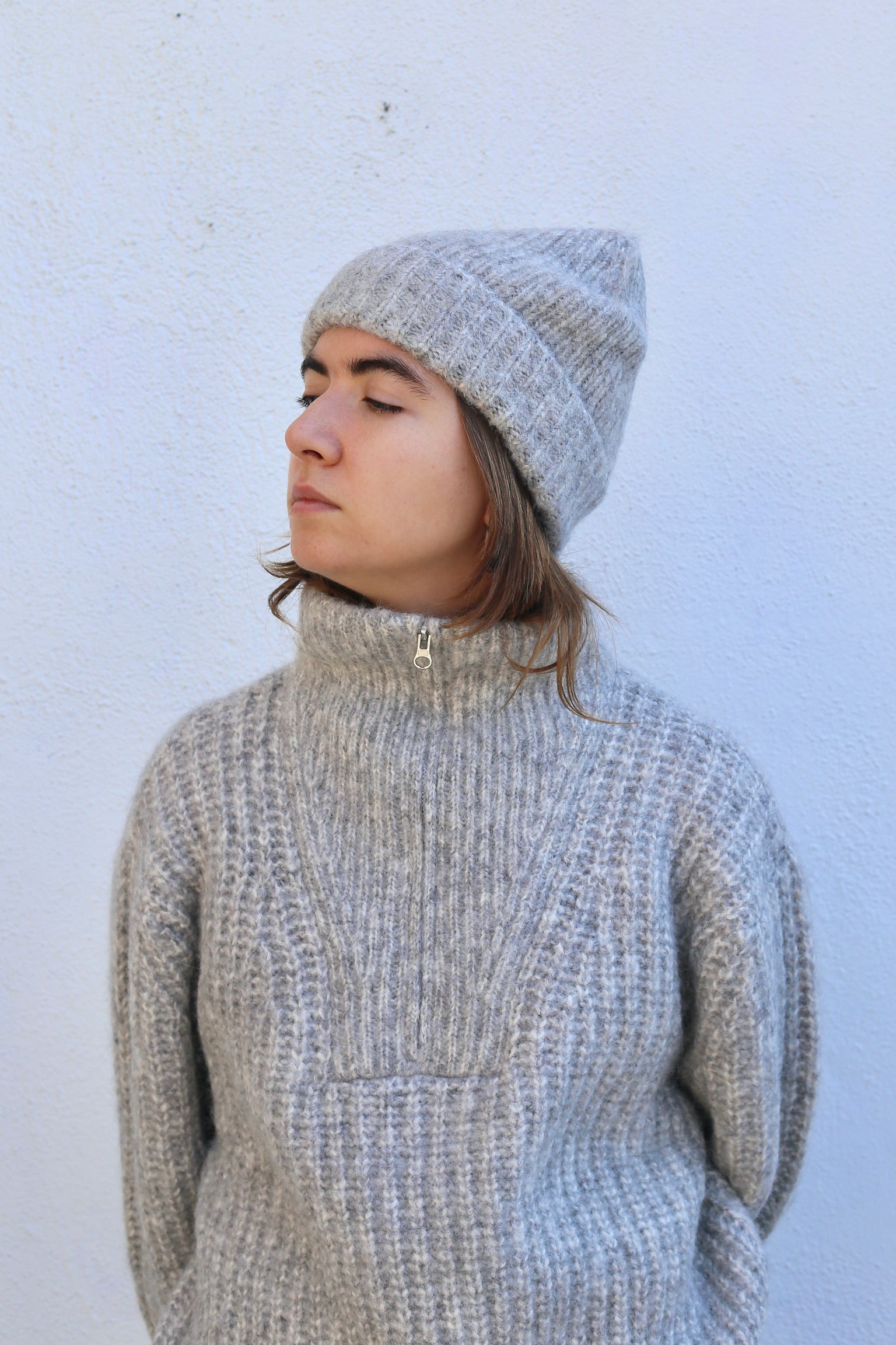 Bare Knitwear Harbour Toque / Grey