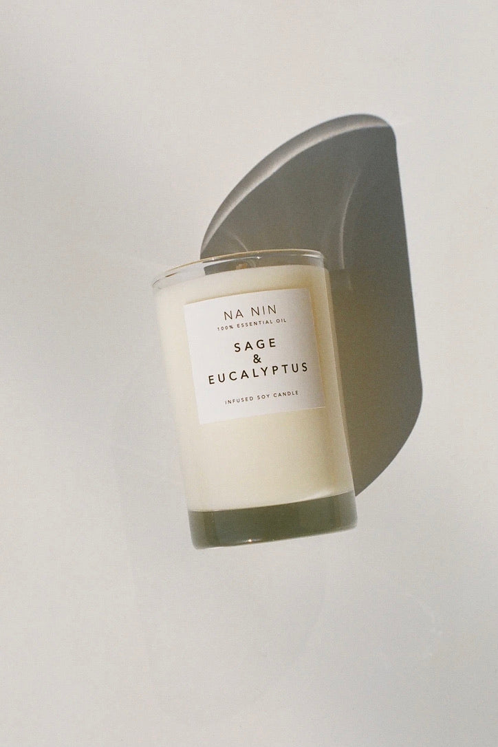 Soy Wax Candle 5oz / Sage Eucalyptus