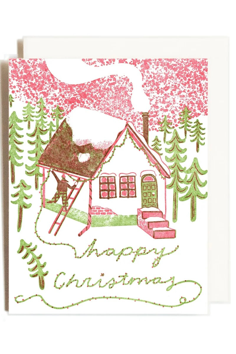 Homework Card / Happy Christmas House