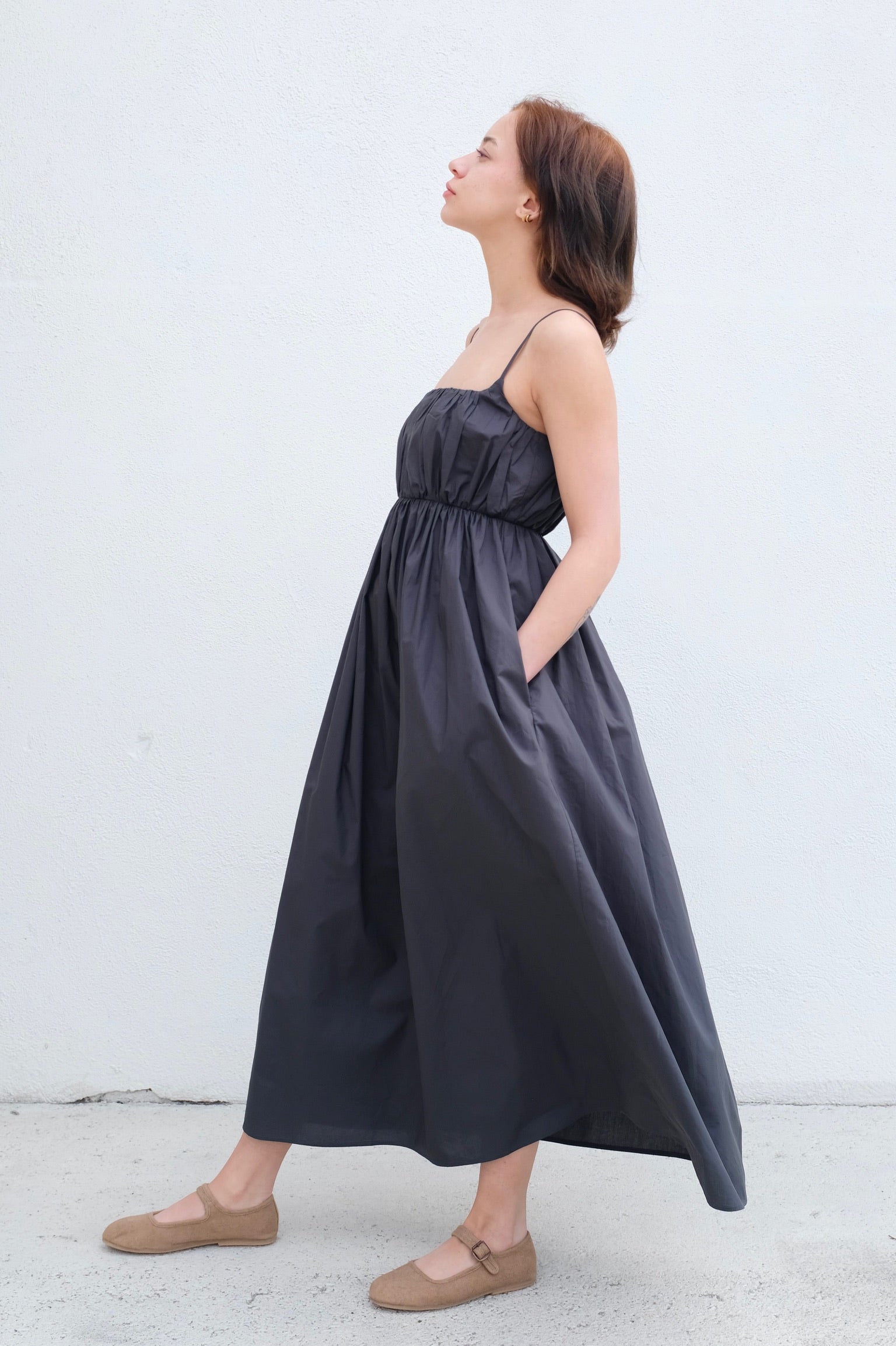 Bronze Age Poppy Dress / Stone(adhoc custom)