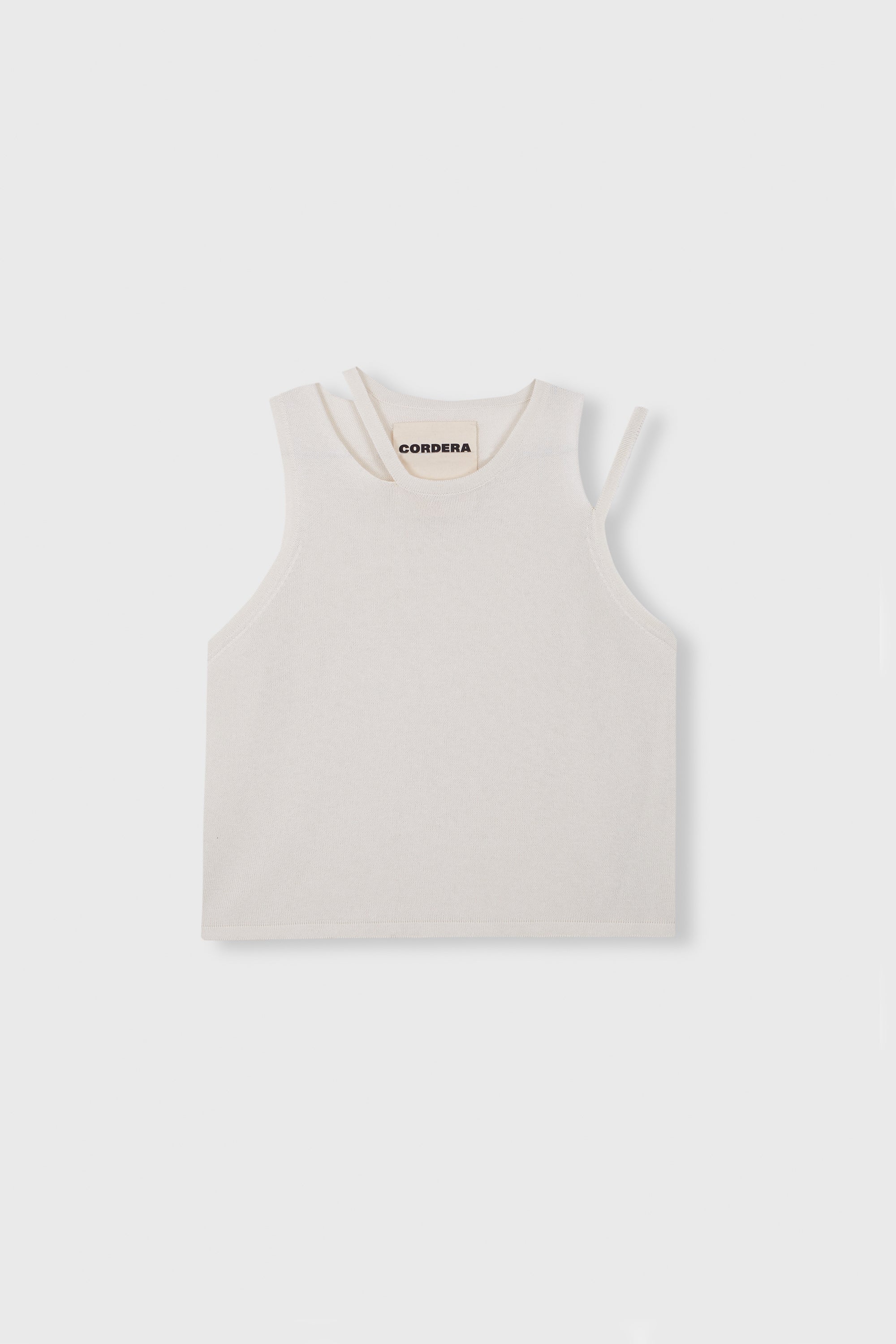 Cordera SS23 Viscose Cut Out Top / Marshmallow