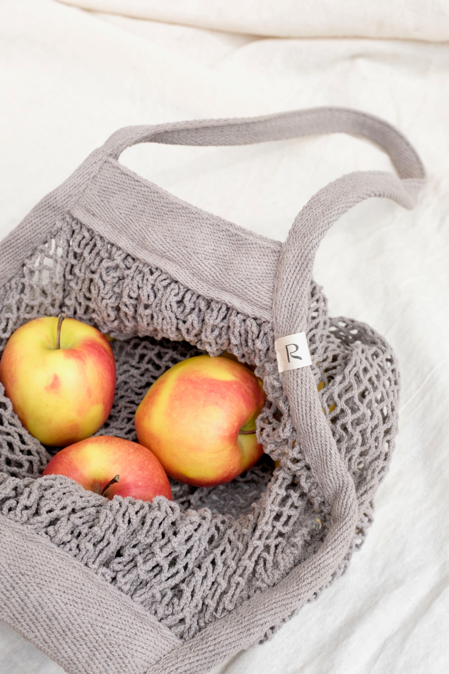 Roem Textiles Organic Cotton Market Bag, Sumac + Iron