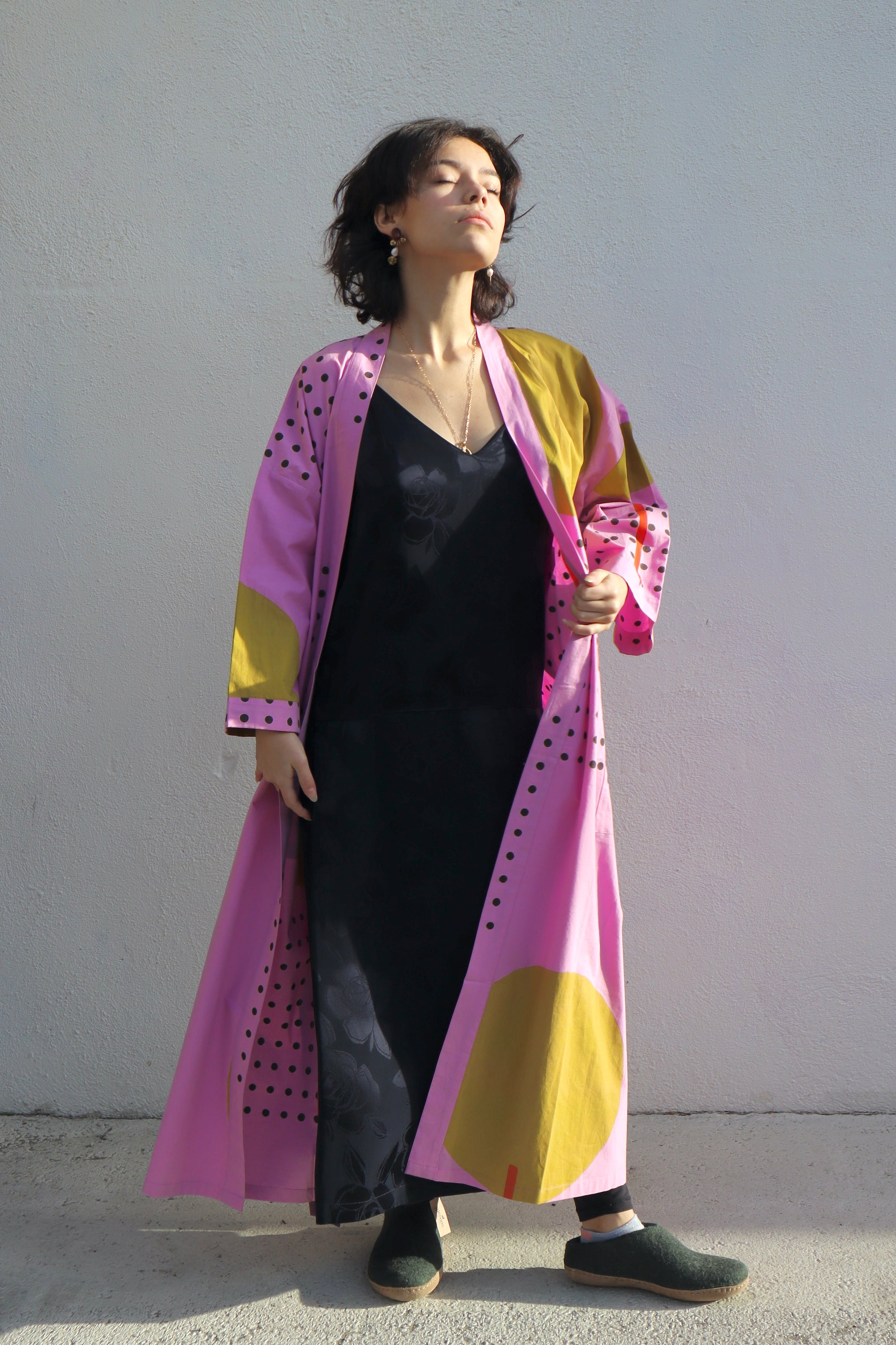 Bird of Paradise Robe / Lilac