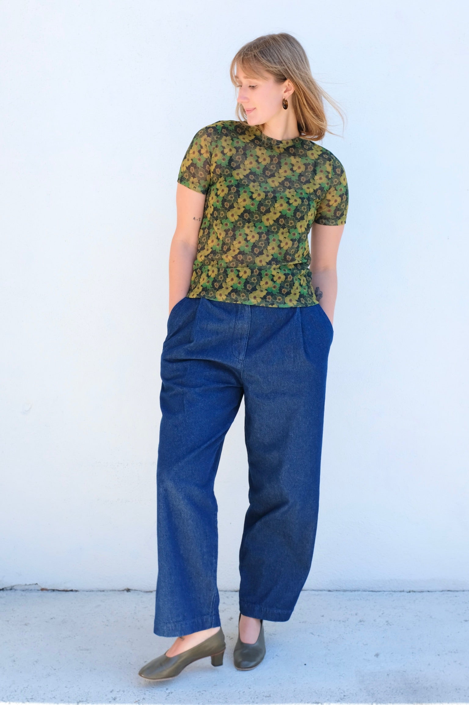 Girls of Dust British Worker Pant / Denim Blue