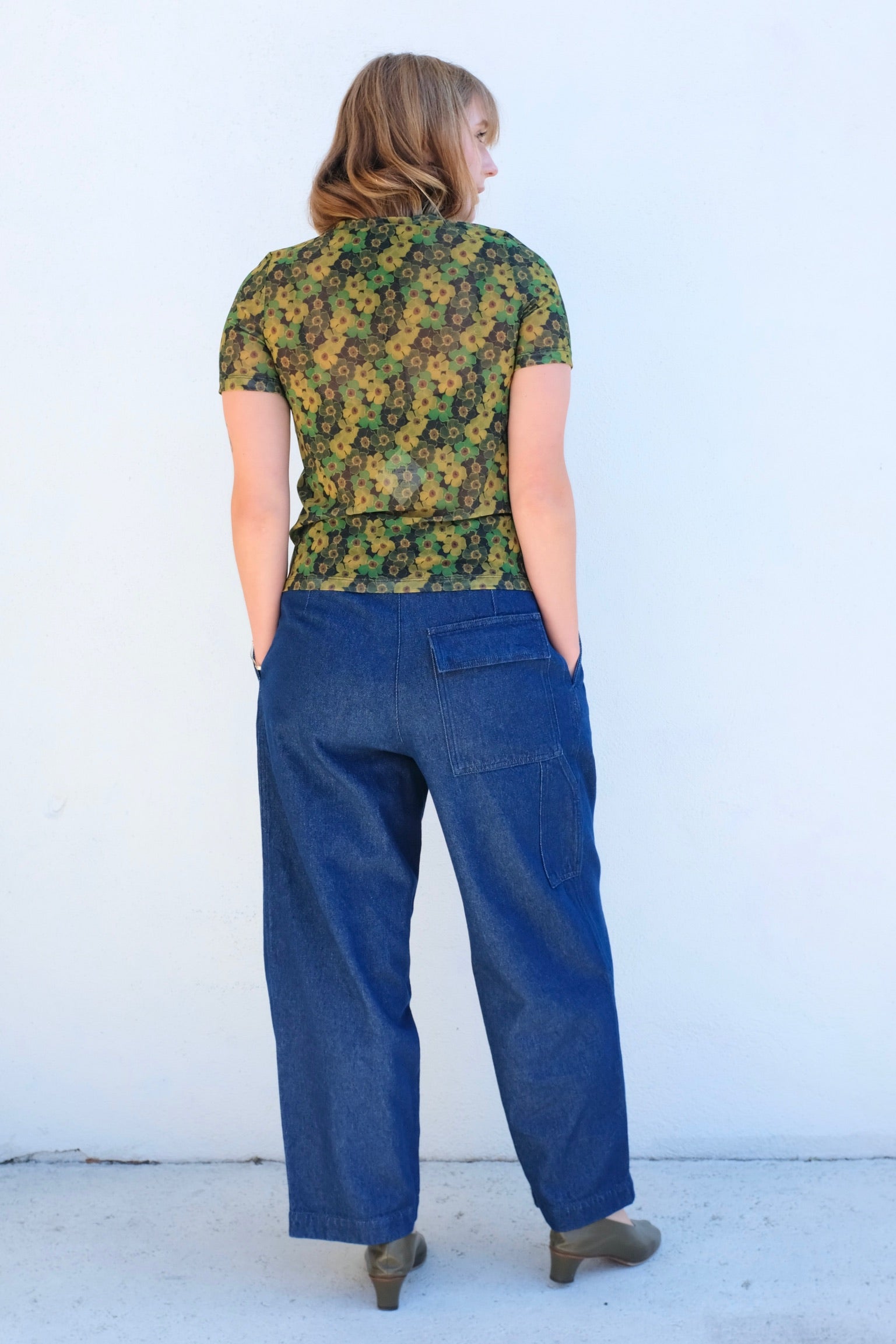 Girls of Dust British Worker Pant / Denim Blue