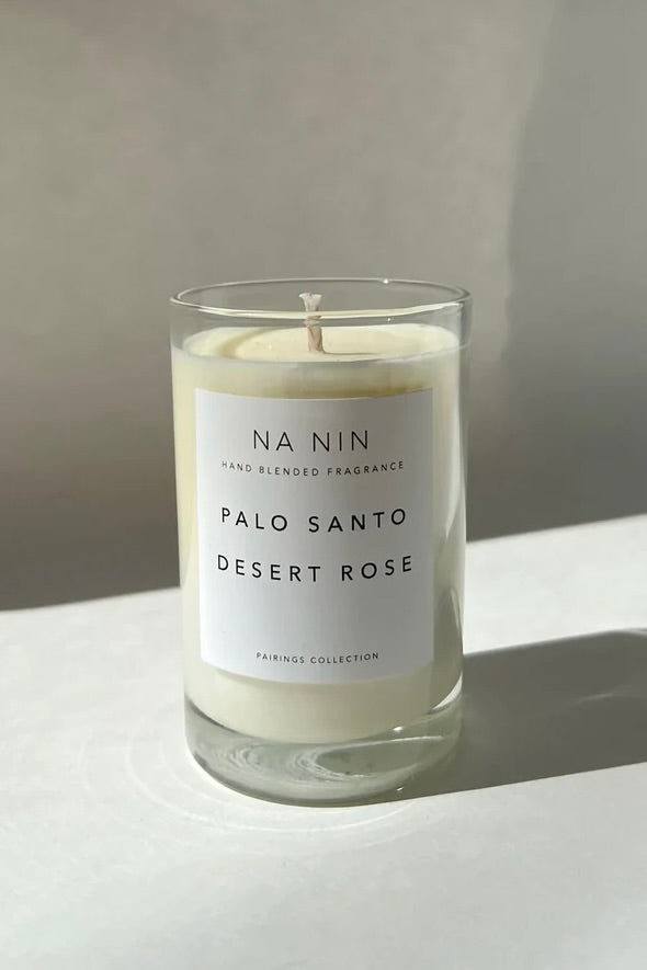 Na Nin Palo Santo Desert Rose Soy Wax Candle