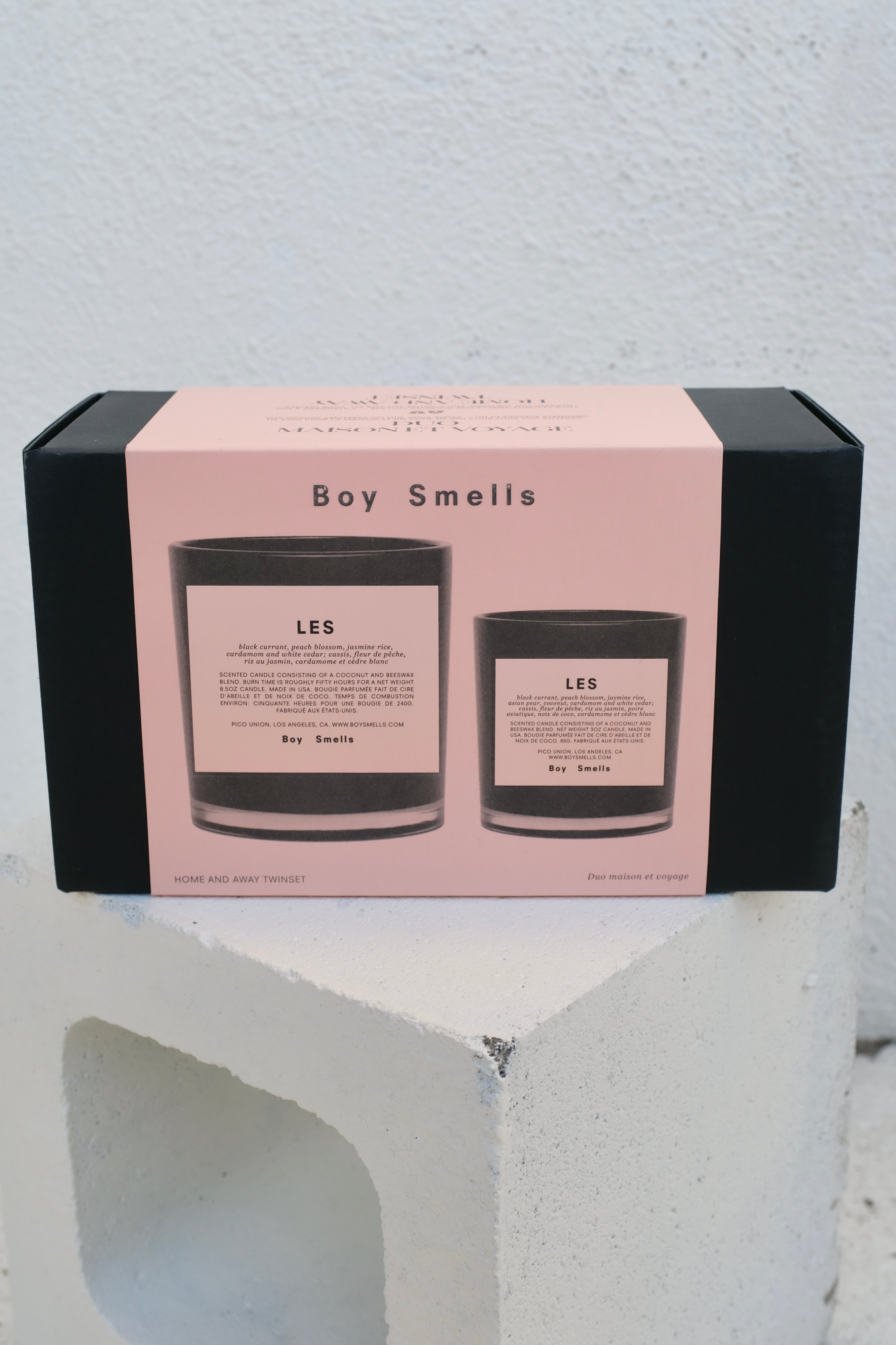 Boy Smells Home & Away Les Candle Set