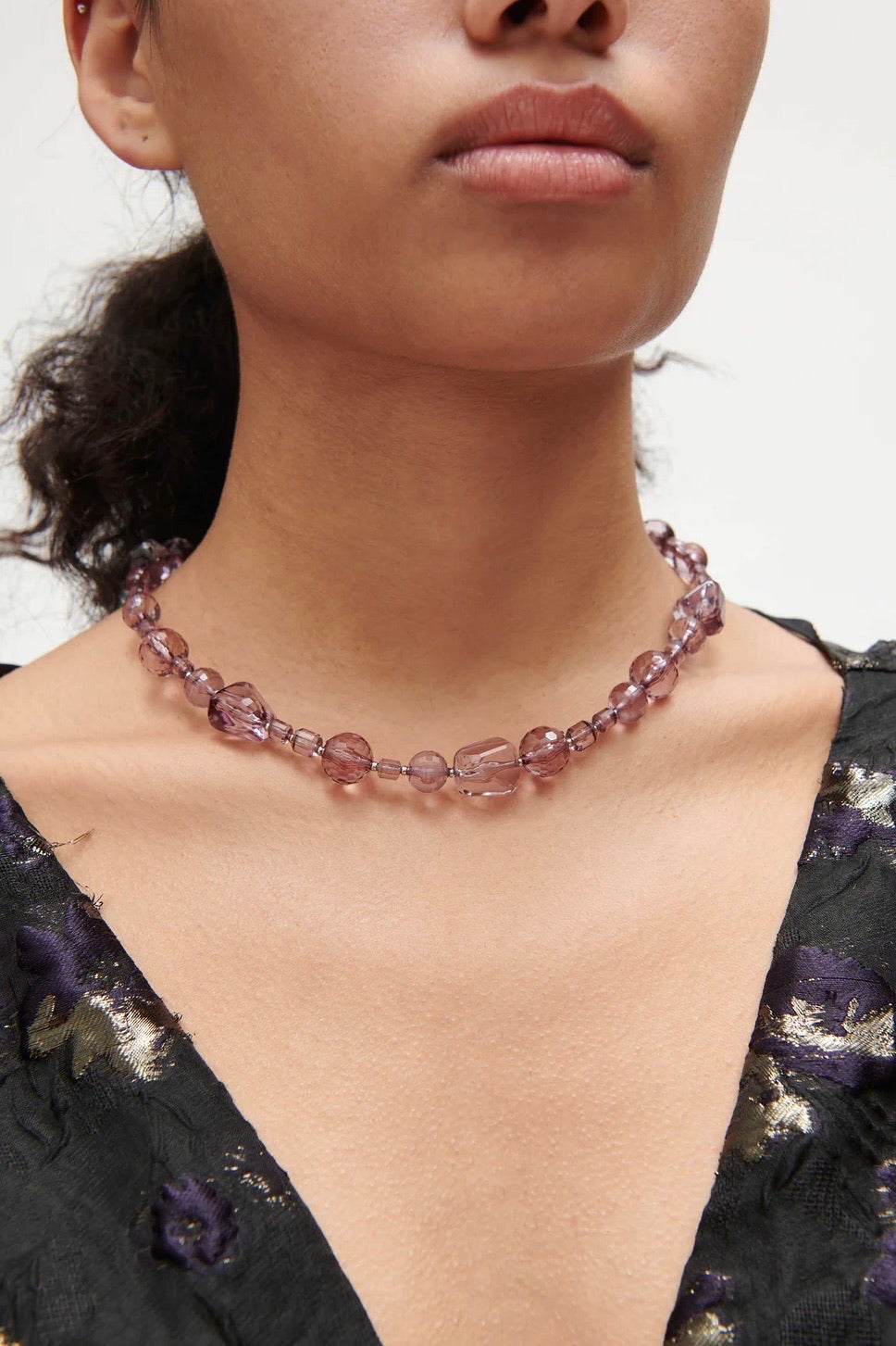 Rachel Comey FRIEZE Choker / Clear Purple