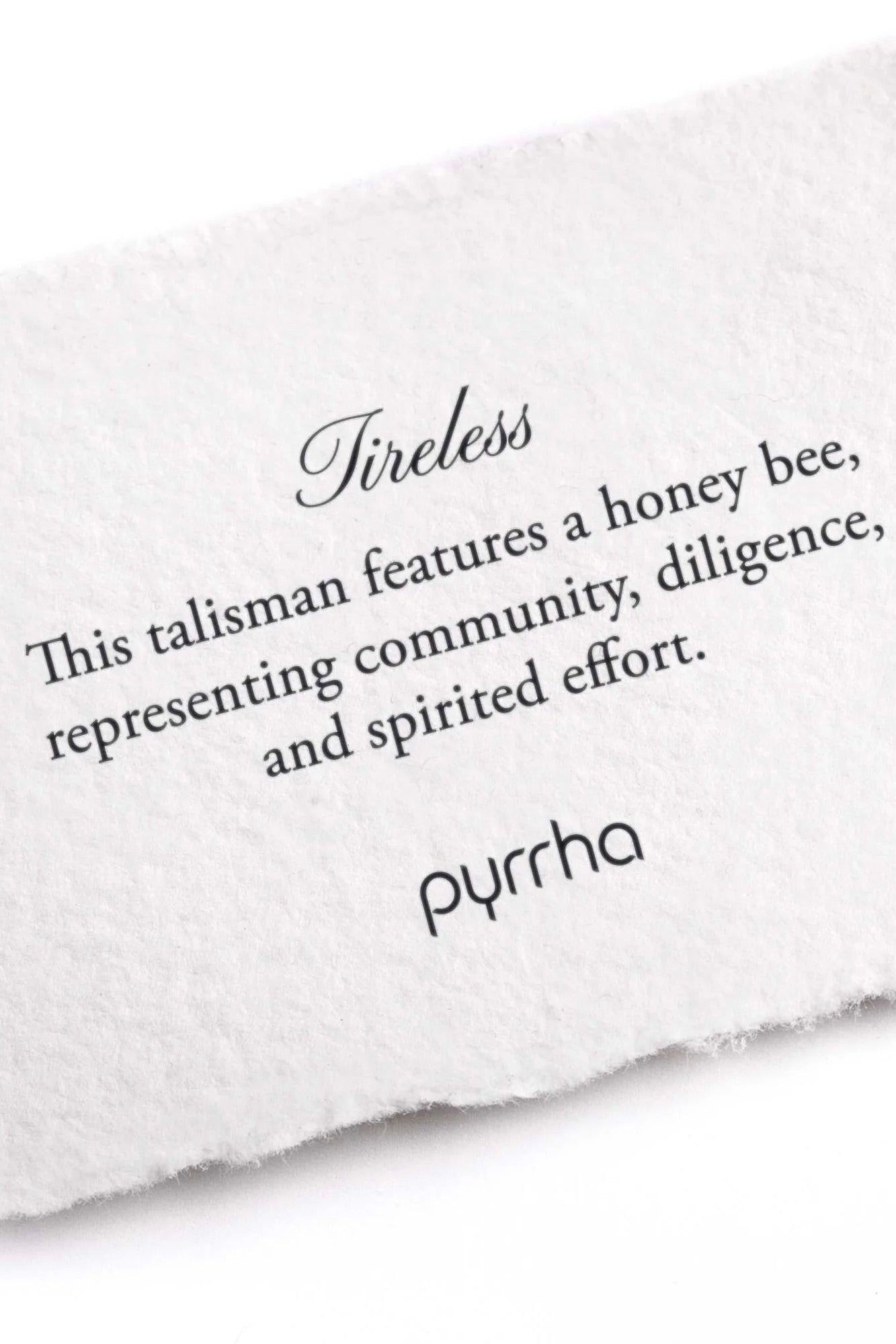 Pyrrha Tireless Talisman / Sterling Silver