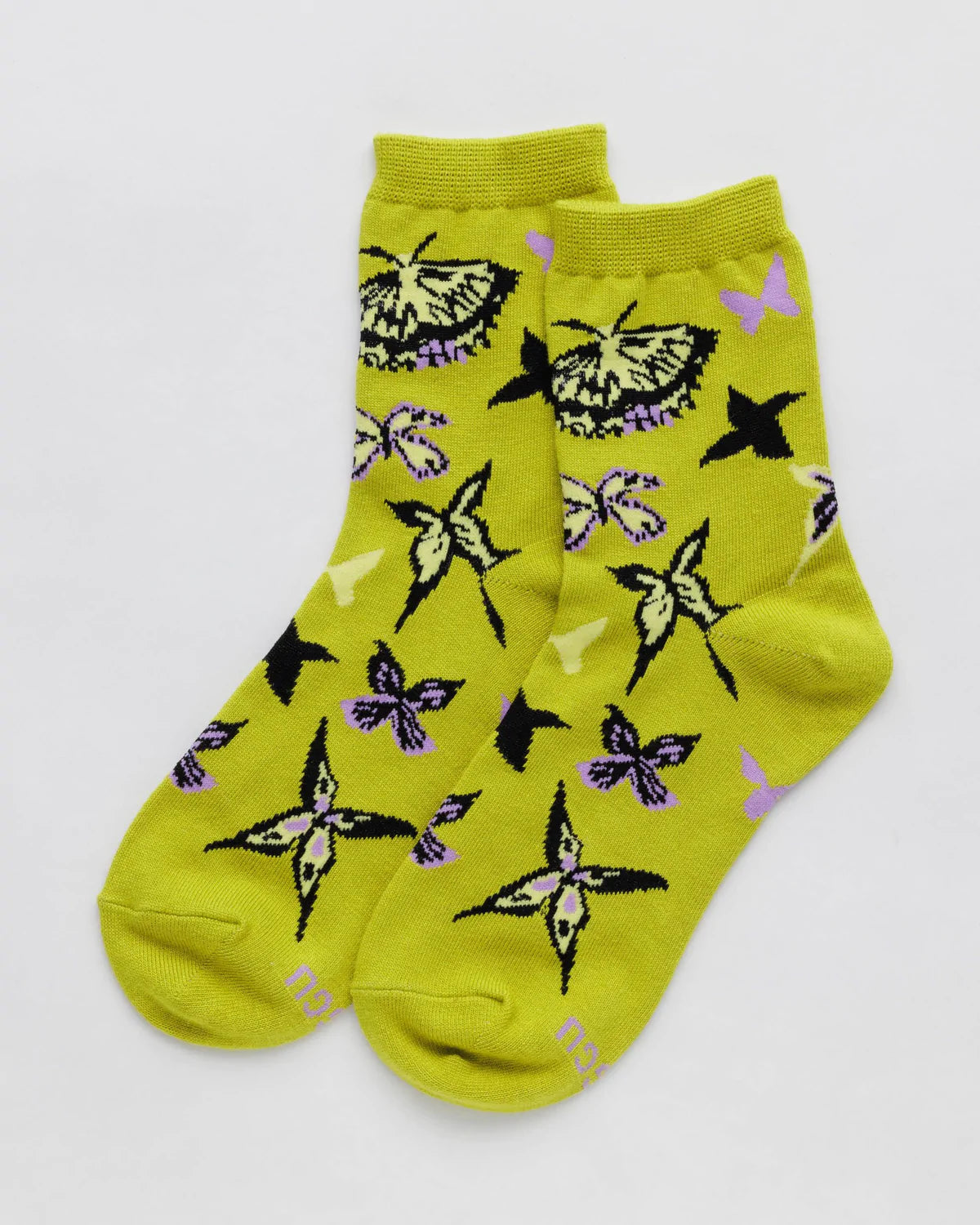 Baggu Crew Sock / Butterfly Kaleidoscope