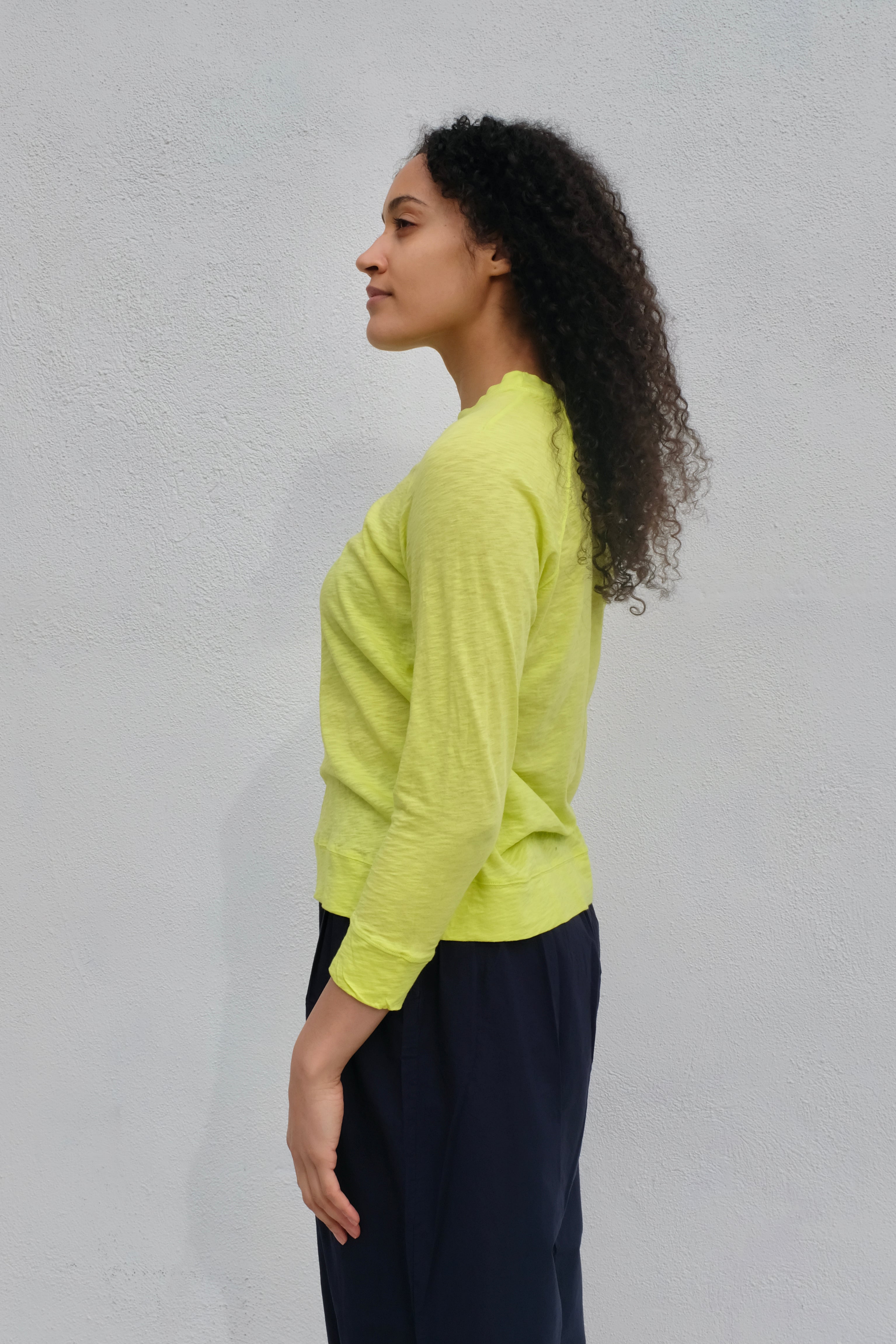 Stateside Supima Slub Sweatshirt Tee / Pear