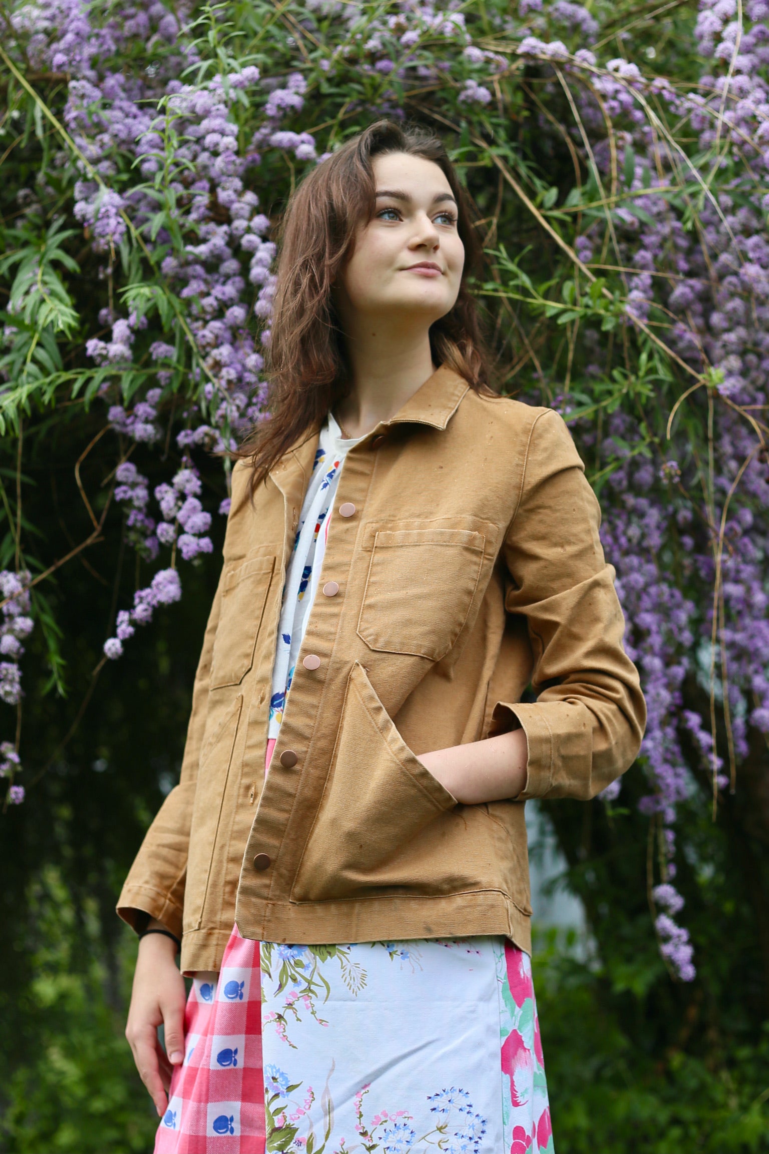 Triangle Pocket Jacket / Wheat