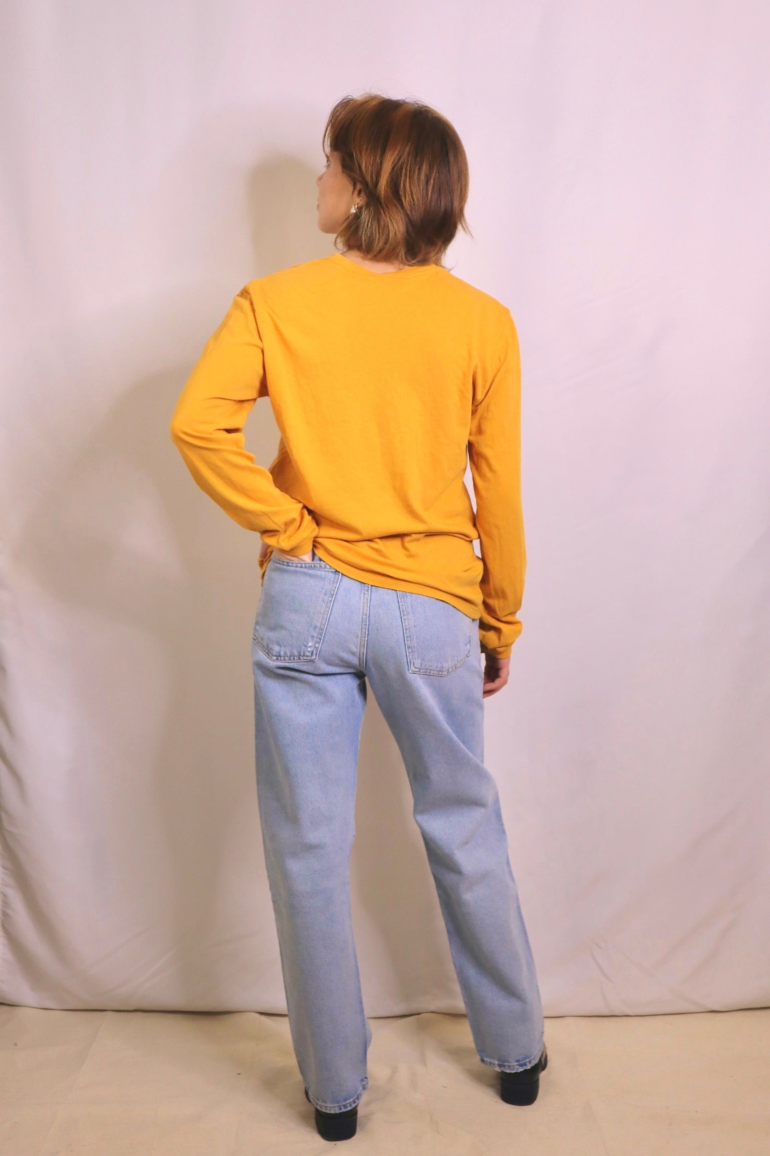 Jungmaven Pavones Long Sleeve Tee / Mango Mojito
