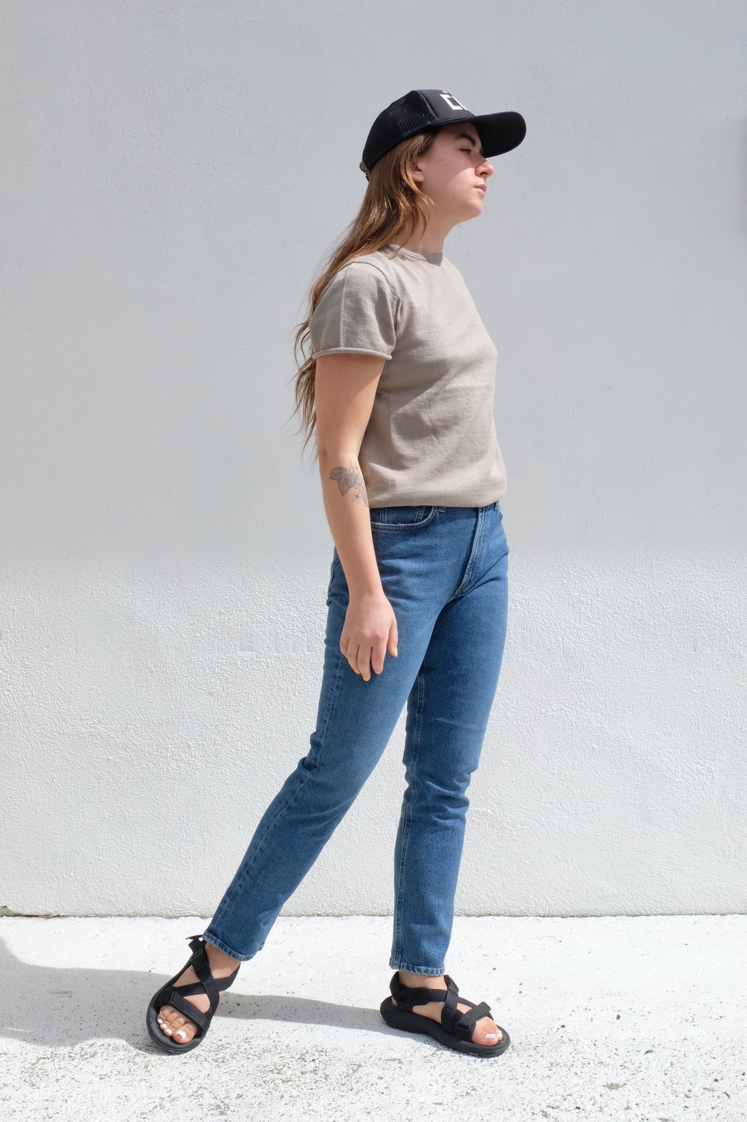 AGOLDE Merrel Mid Rise Straight Jean / Cinema