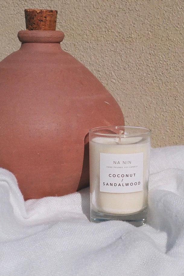 Coconut Sandalwood Soy Wax Candle