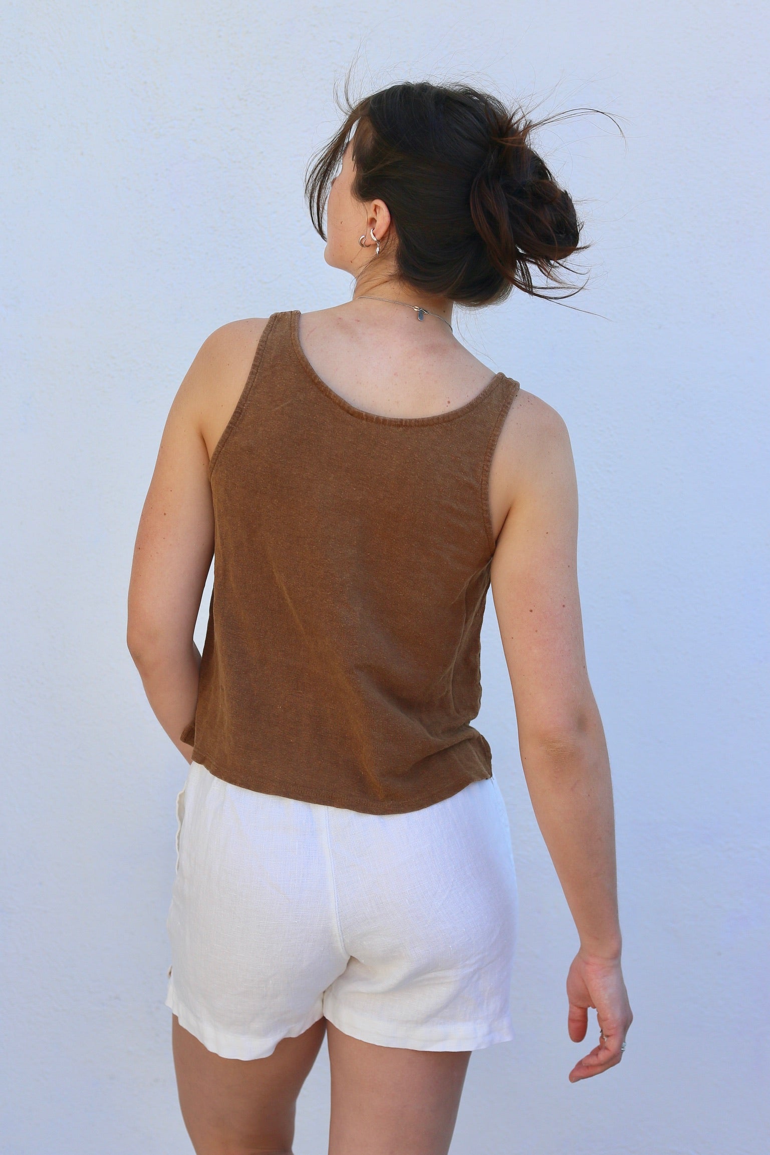 Jungmaven Makena 100% Hemp Linen Short / Washed White