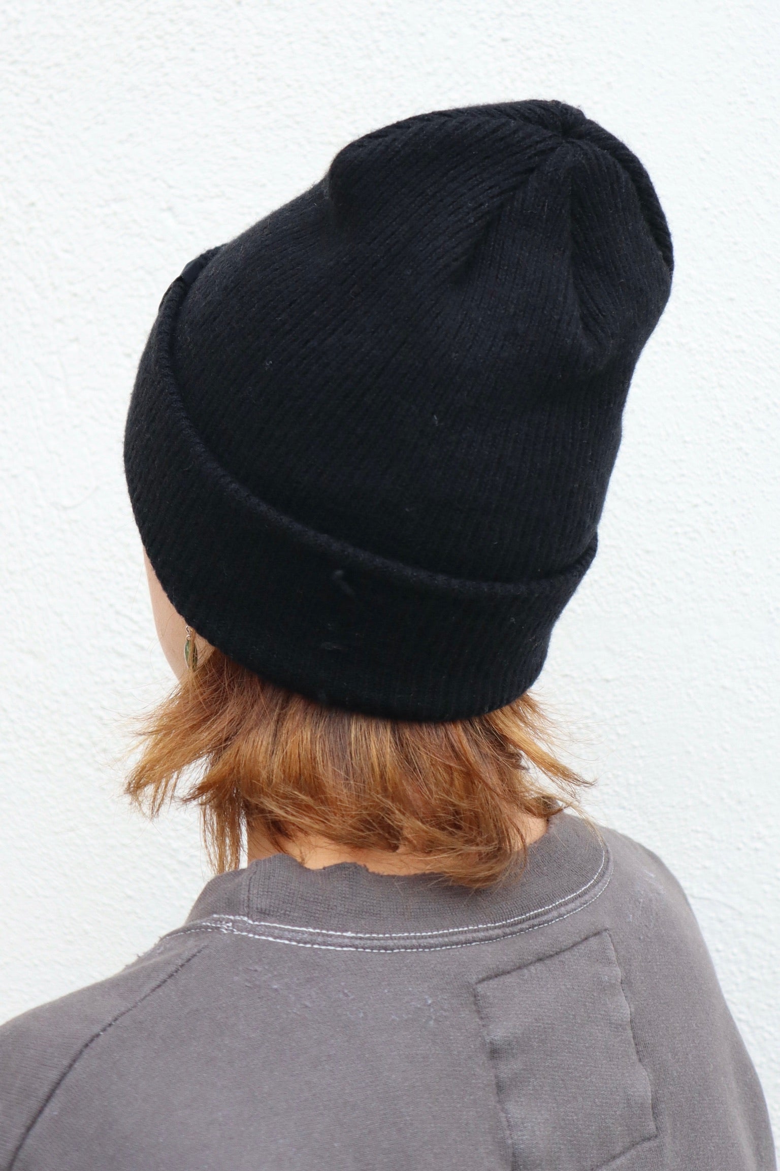 Anian Recycled Cashmere Toque / Nero