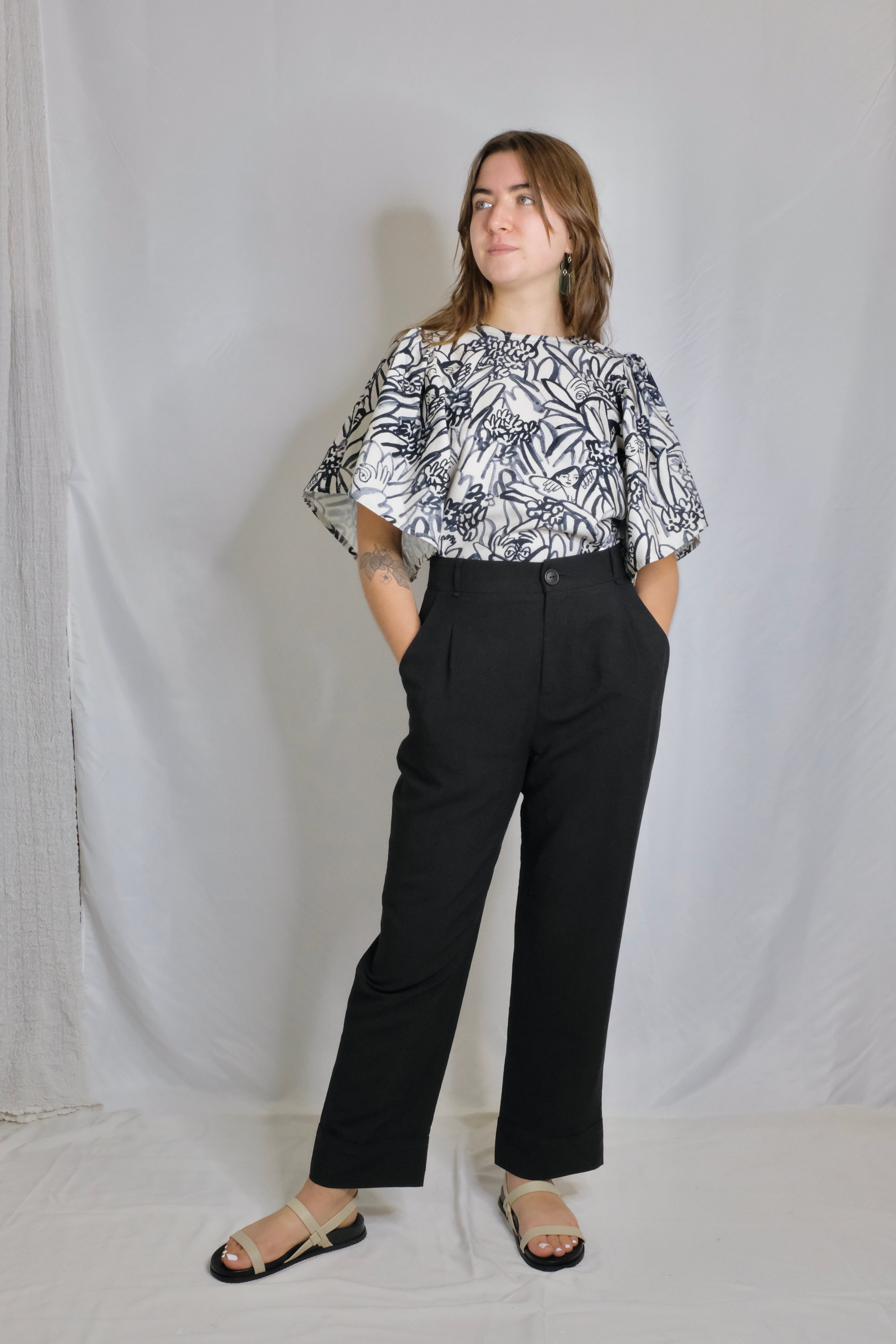 Eve Gravel Jane Pants / Noir