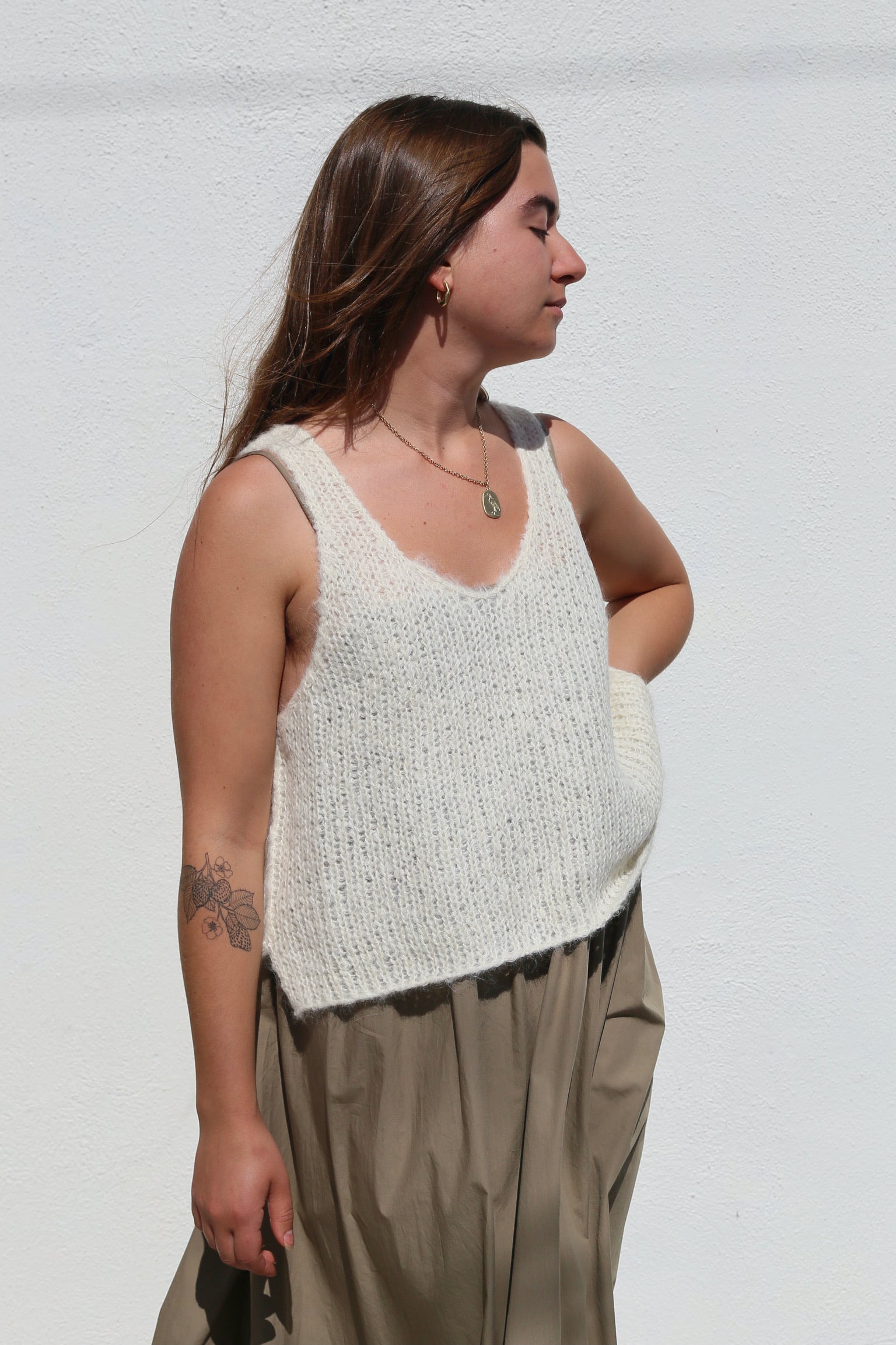 Cream 2025 sweater tank