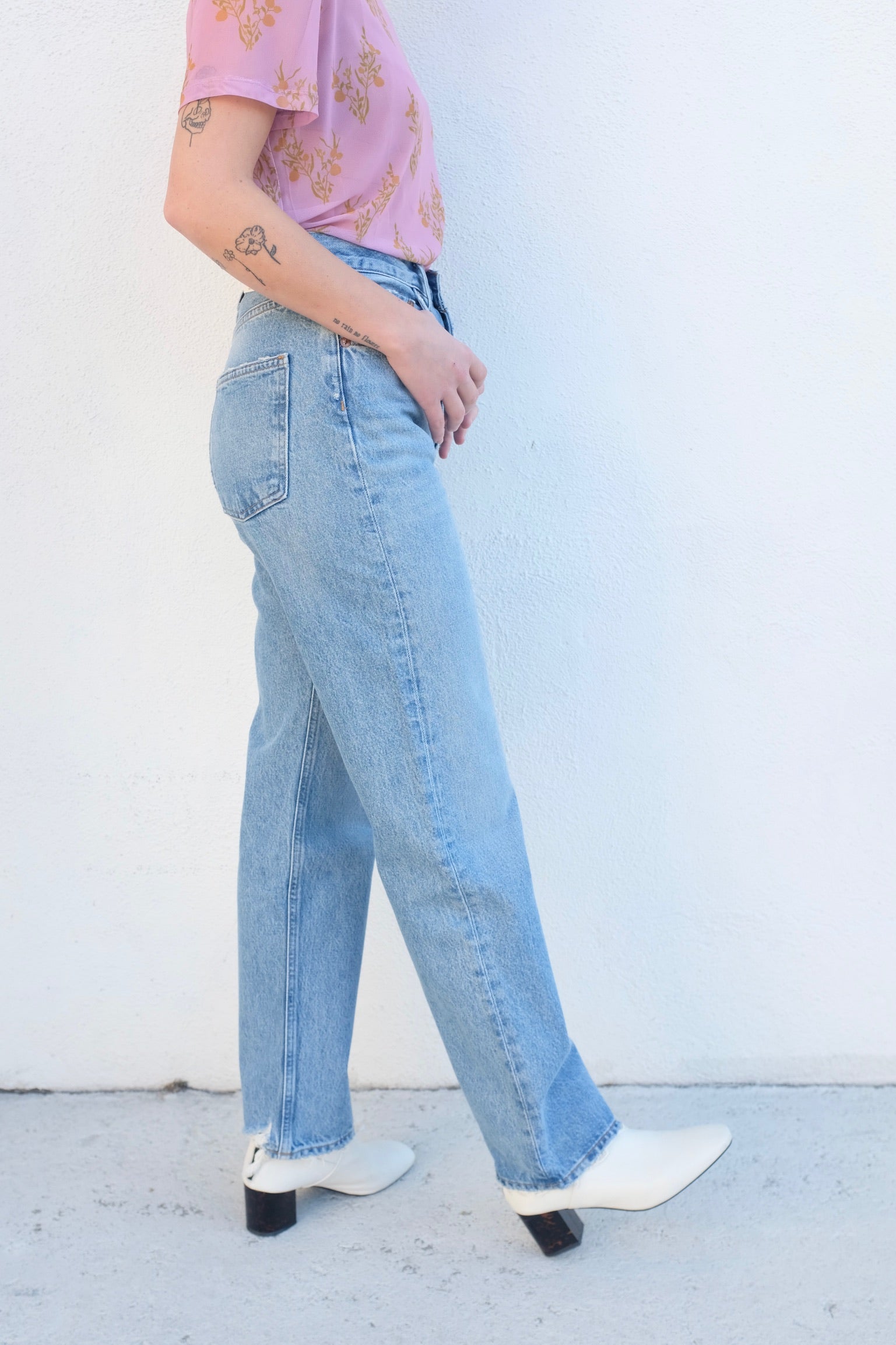 Agolde 90's Mid Rise Loose Fit Jean / Scheme
