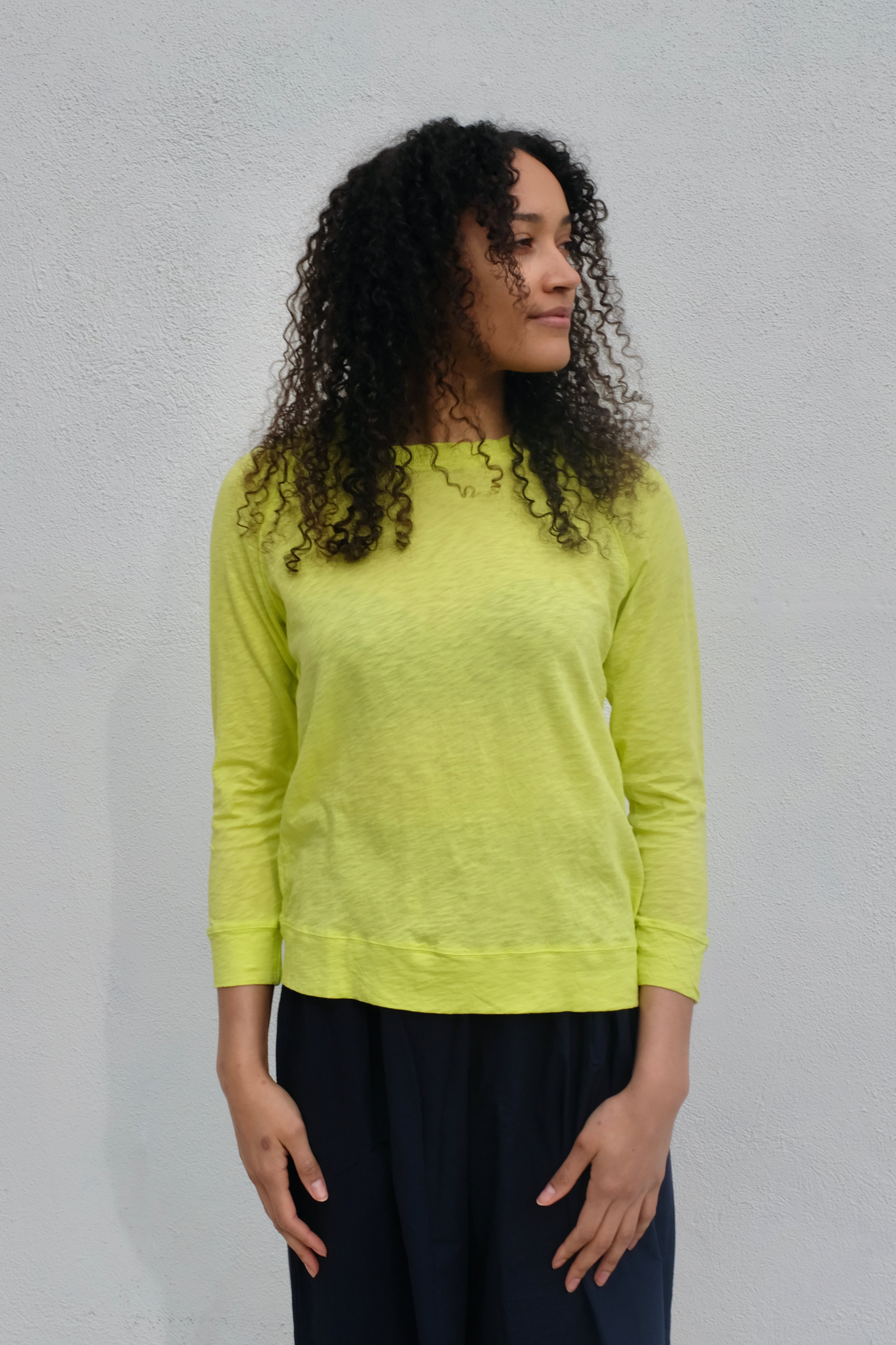Stateside Supima Slub Sweatshirt Tee / Pear