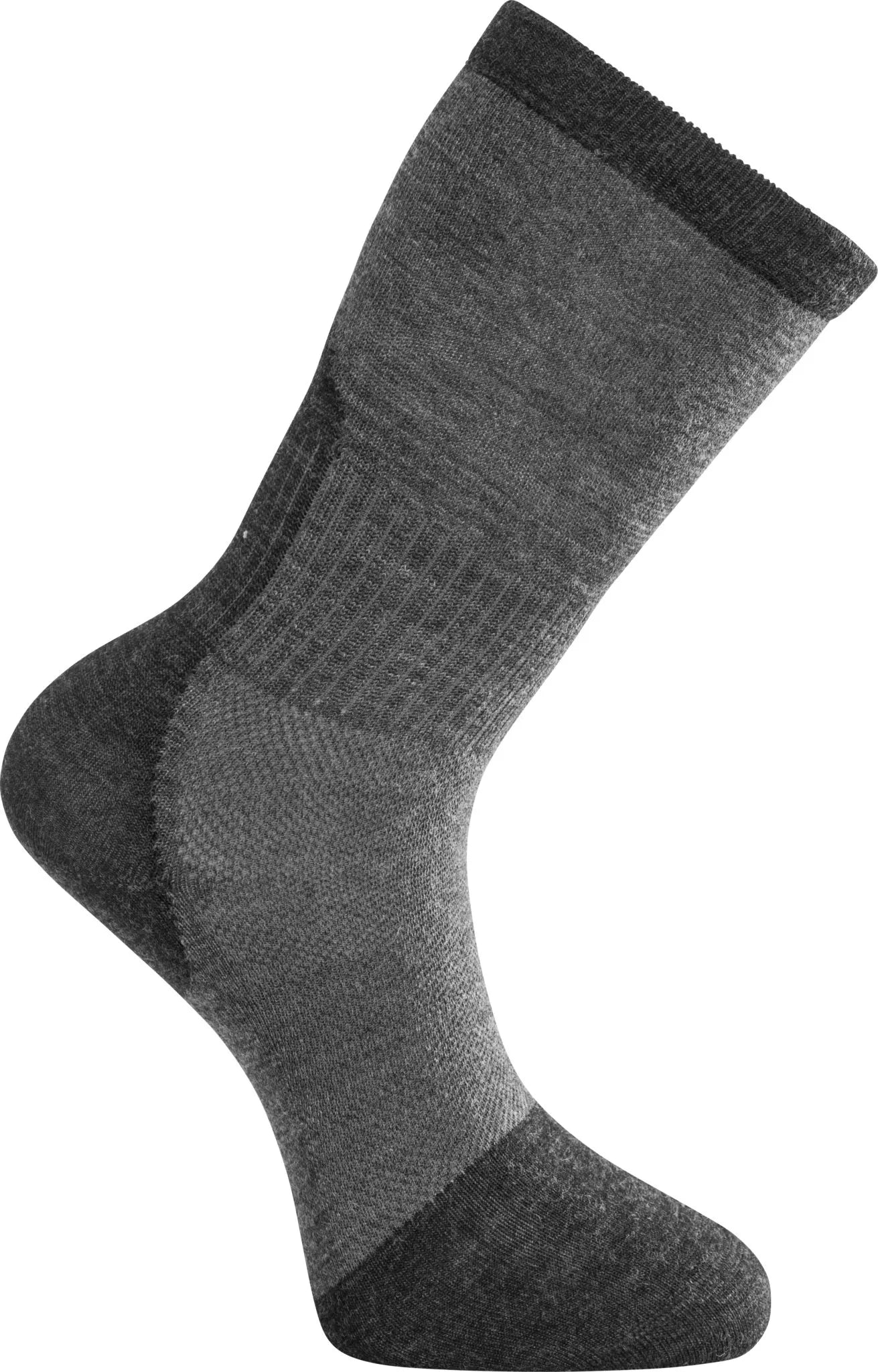 Skilled Knee High Liner Socks / Dark Grey/Grey