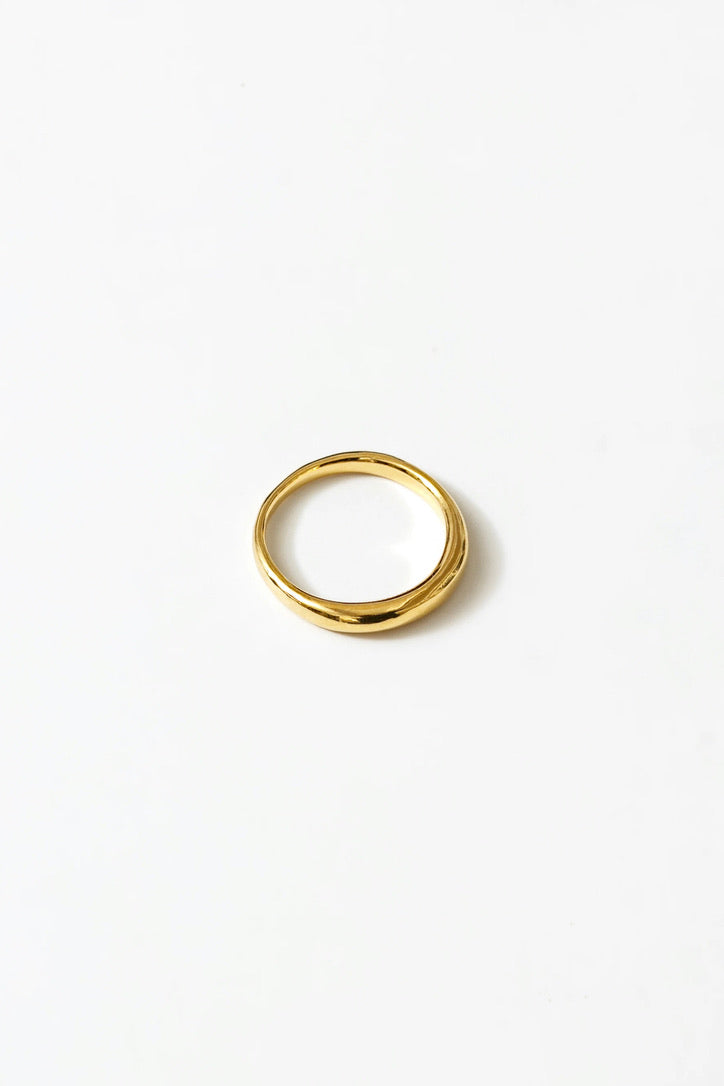 Wolf Circus Emeile Ring / 14K Gold-Plated Bronze