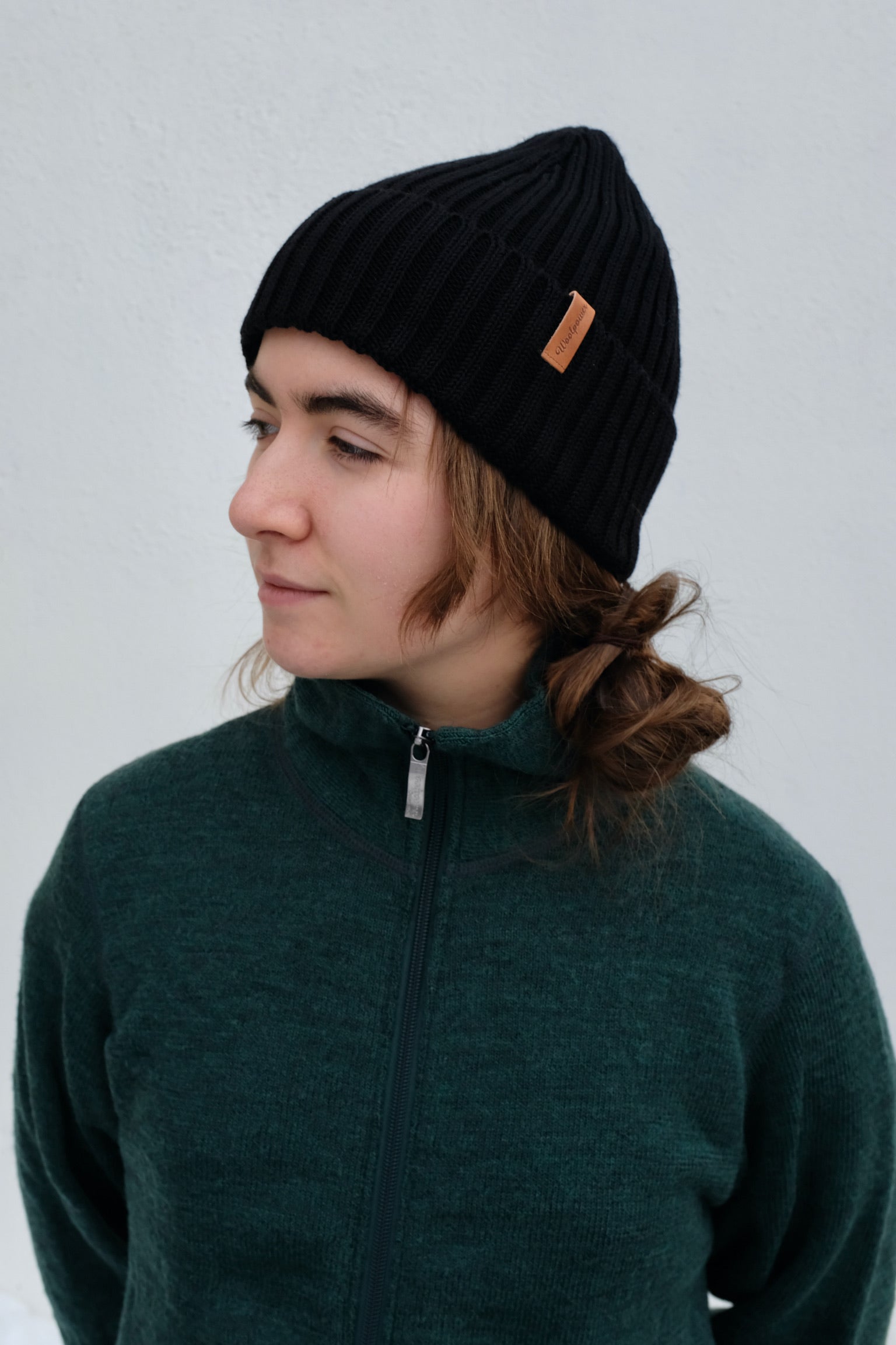 Woolpower Beanie Rib, Black