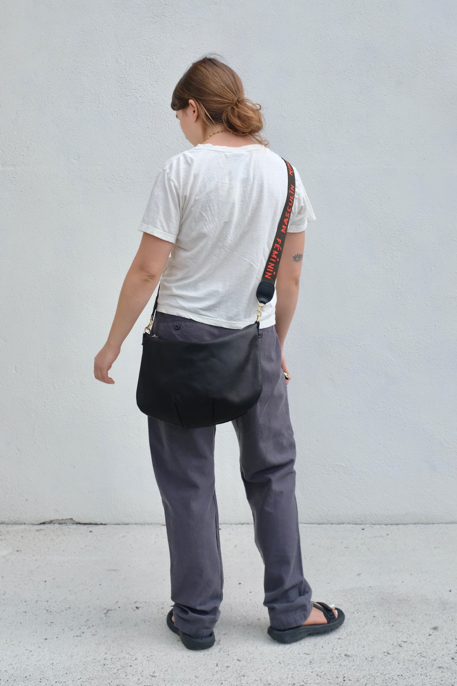 Jungmaven Cropped Lorel Tee / Washed White
