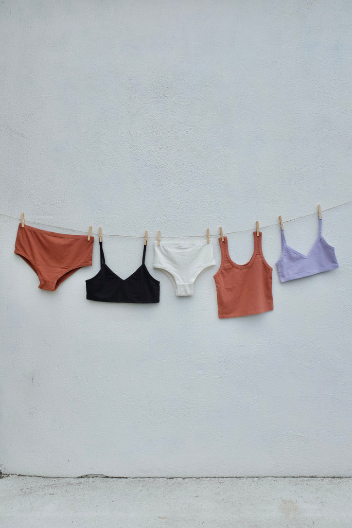 Jungmaven High Waist Brief / Terracotta