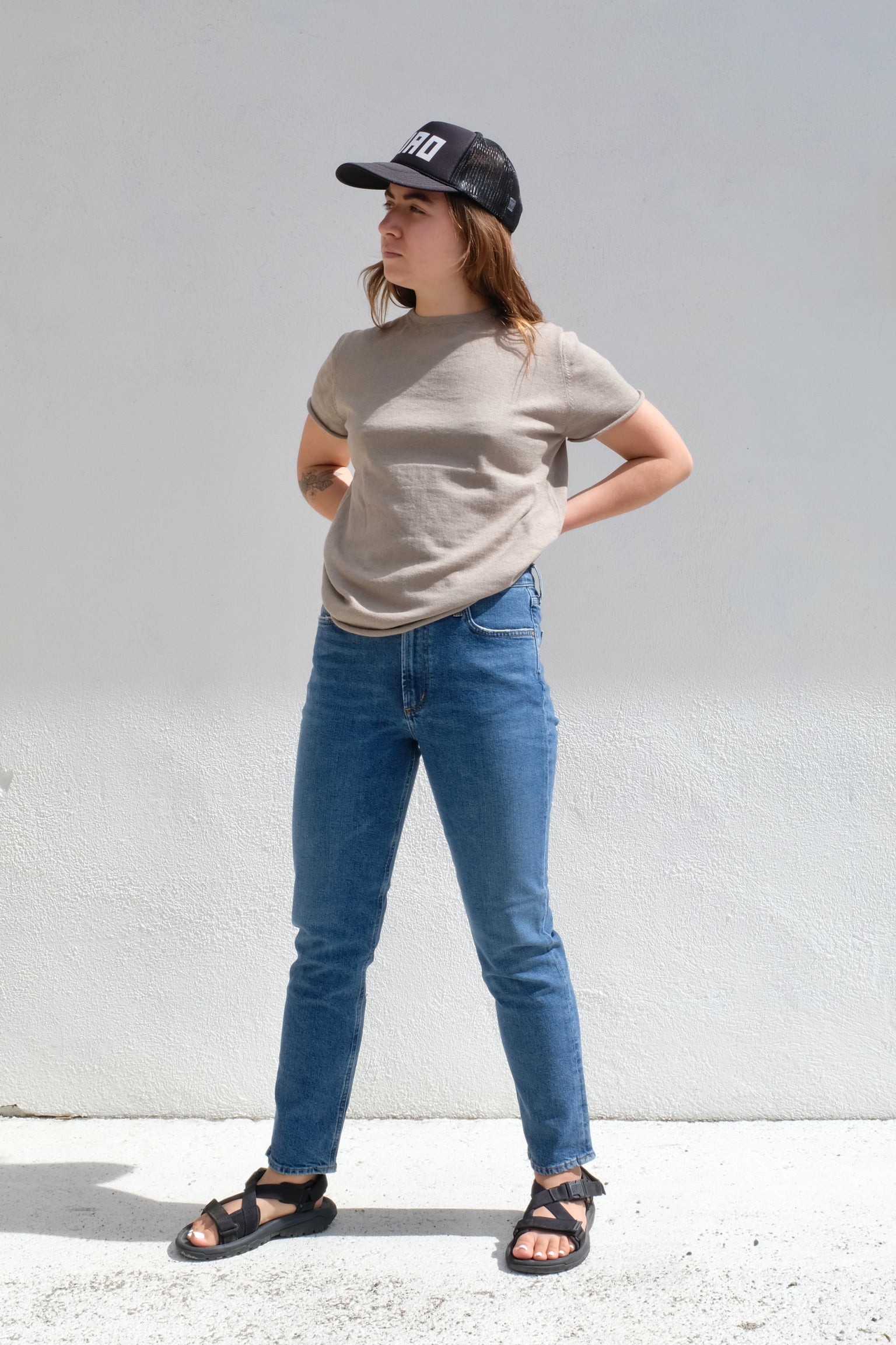 AGOLDE Merrel Mid Rise Straight Jean / Cinema