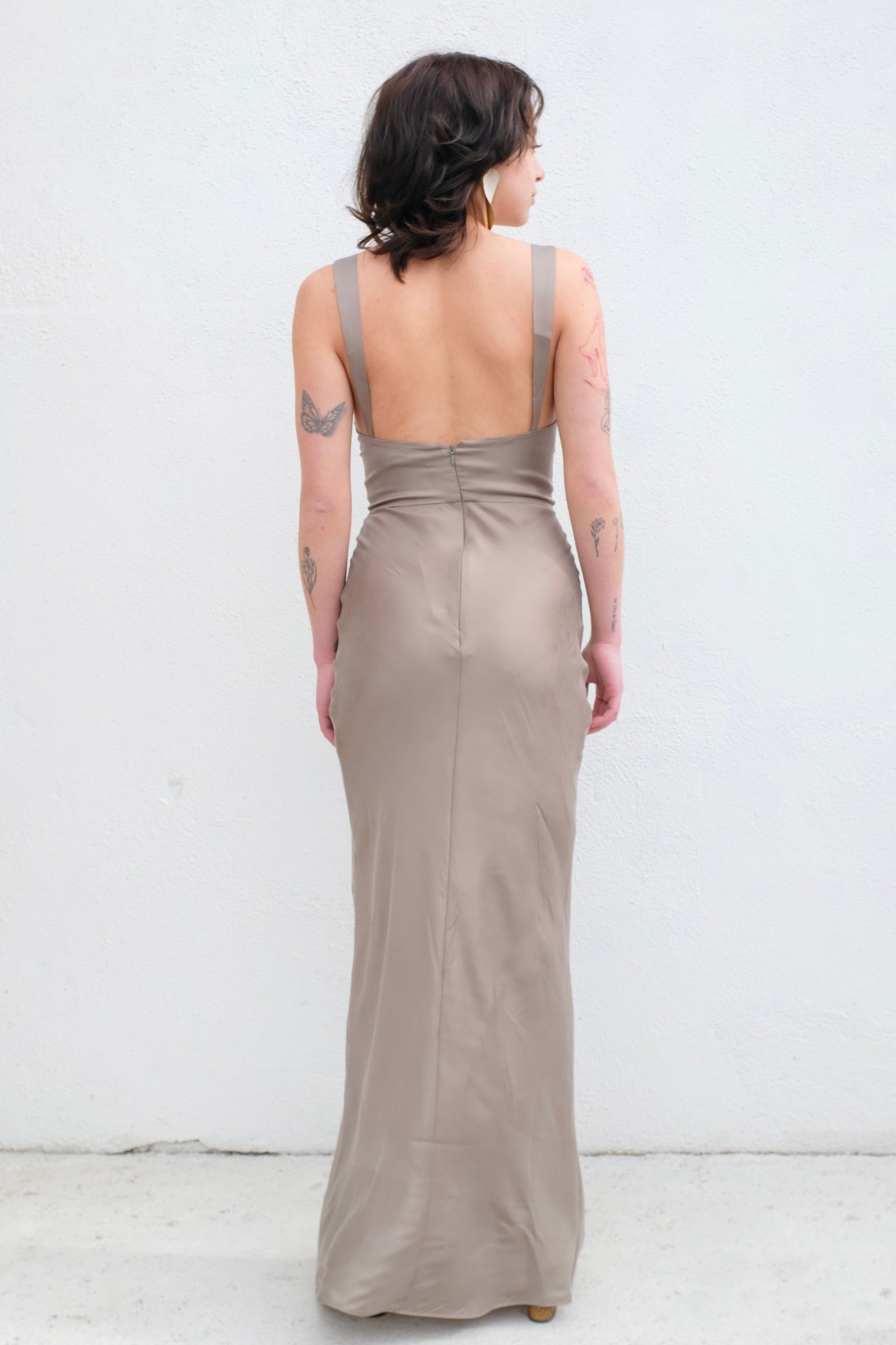 St.Agni Peignoir Slip Dress