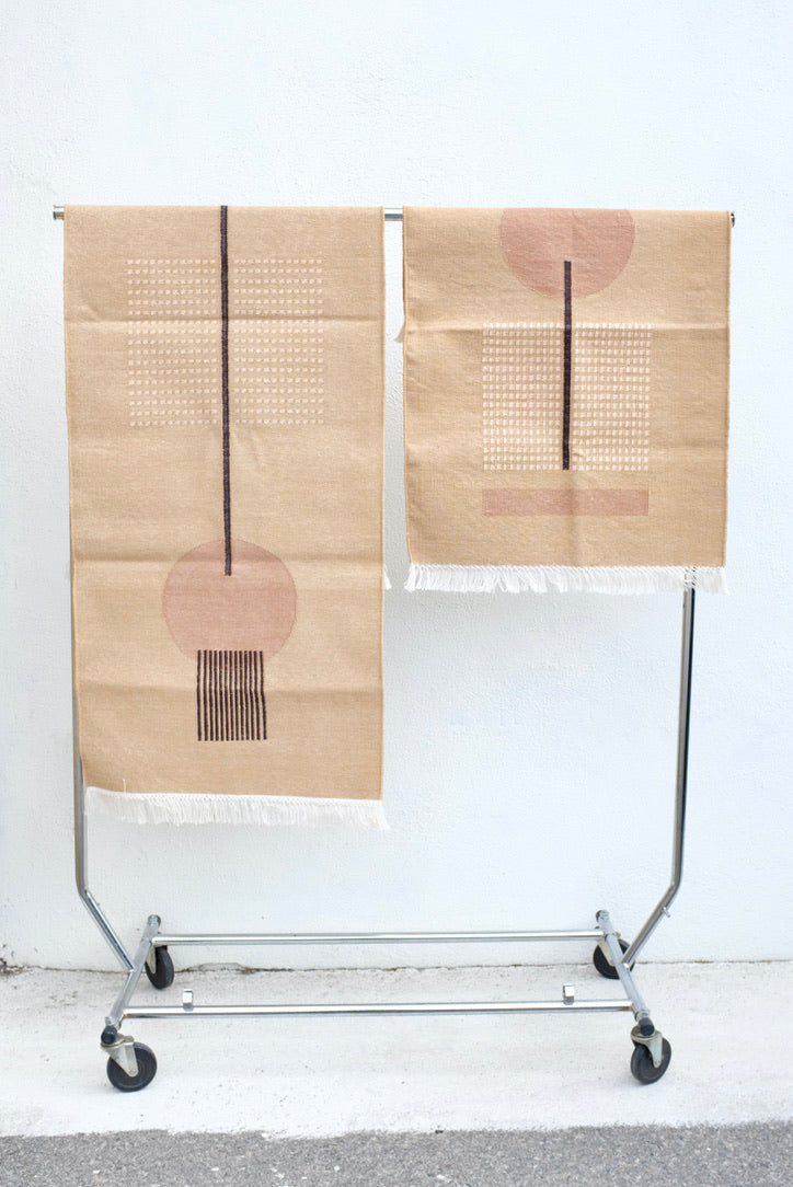 Block Shop Metronome Rug / CamelBlock Shop Metronome Rug 2x3 / Camel