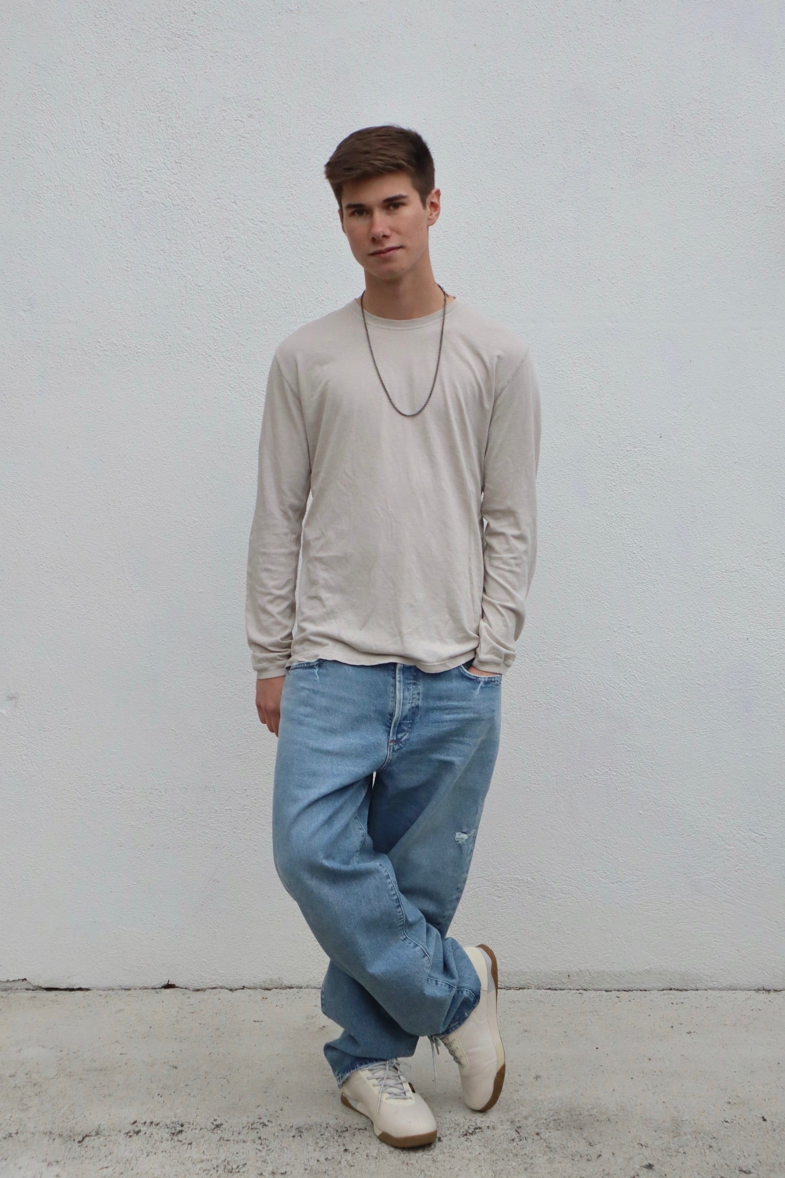 Pavones Long Sleeve Tee / Canvas
