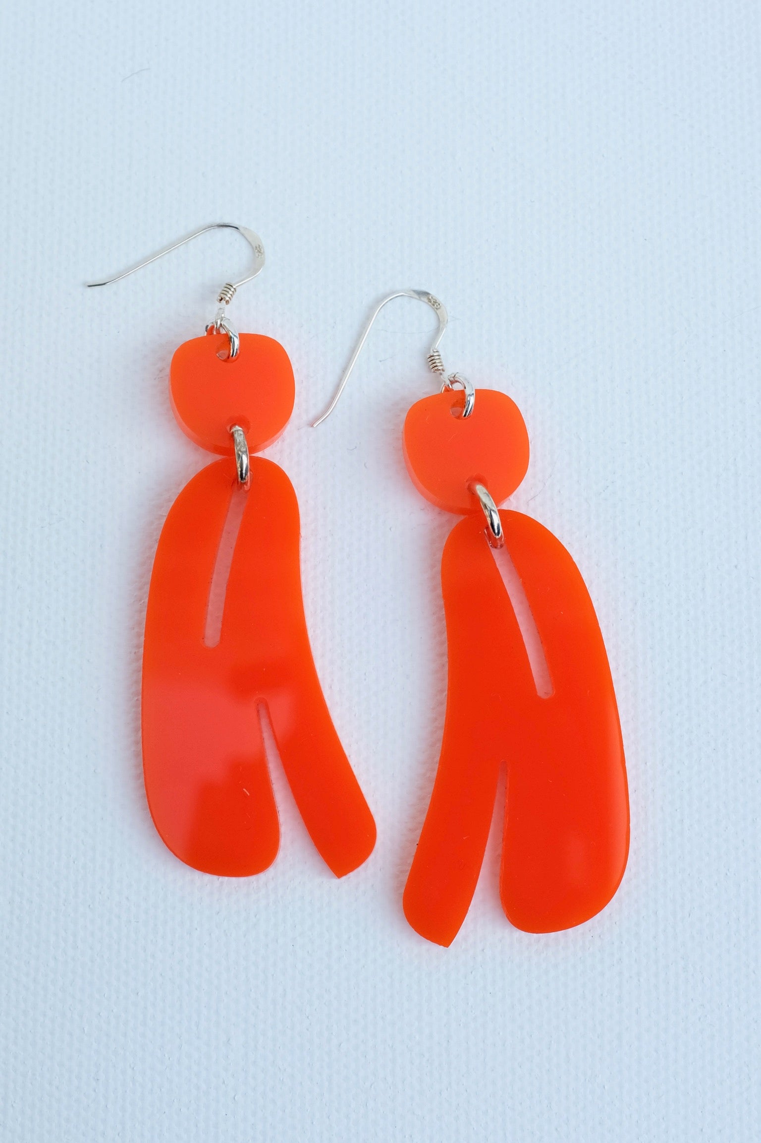 Mini Slash Ovoid Elongated / Orange