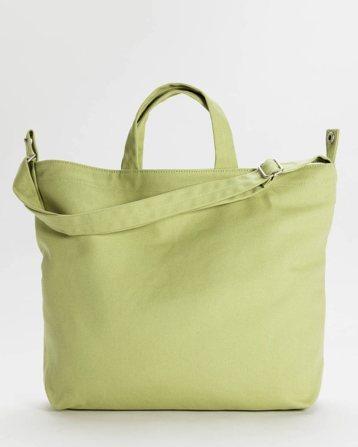 Horizontal Zip Duck Bag / Pistachio