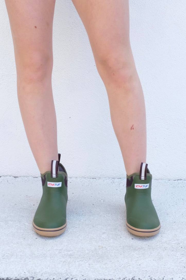 6&quot; Ankle Deck Boot / Olive/Camo