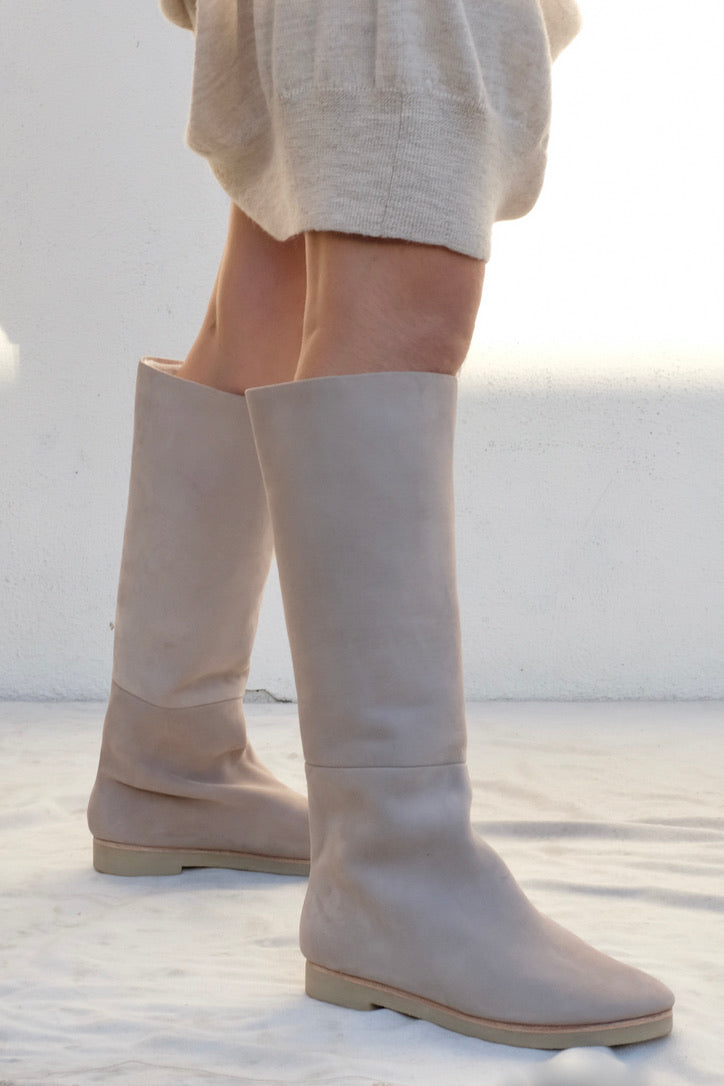 Lauren Manoogian Tall Lined Boot / Gris