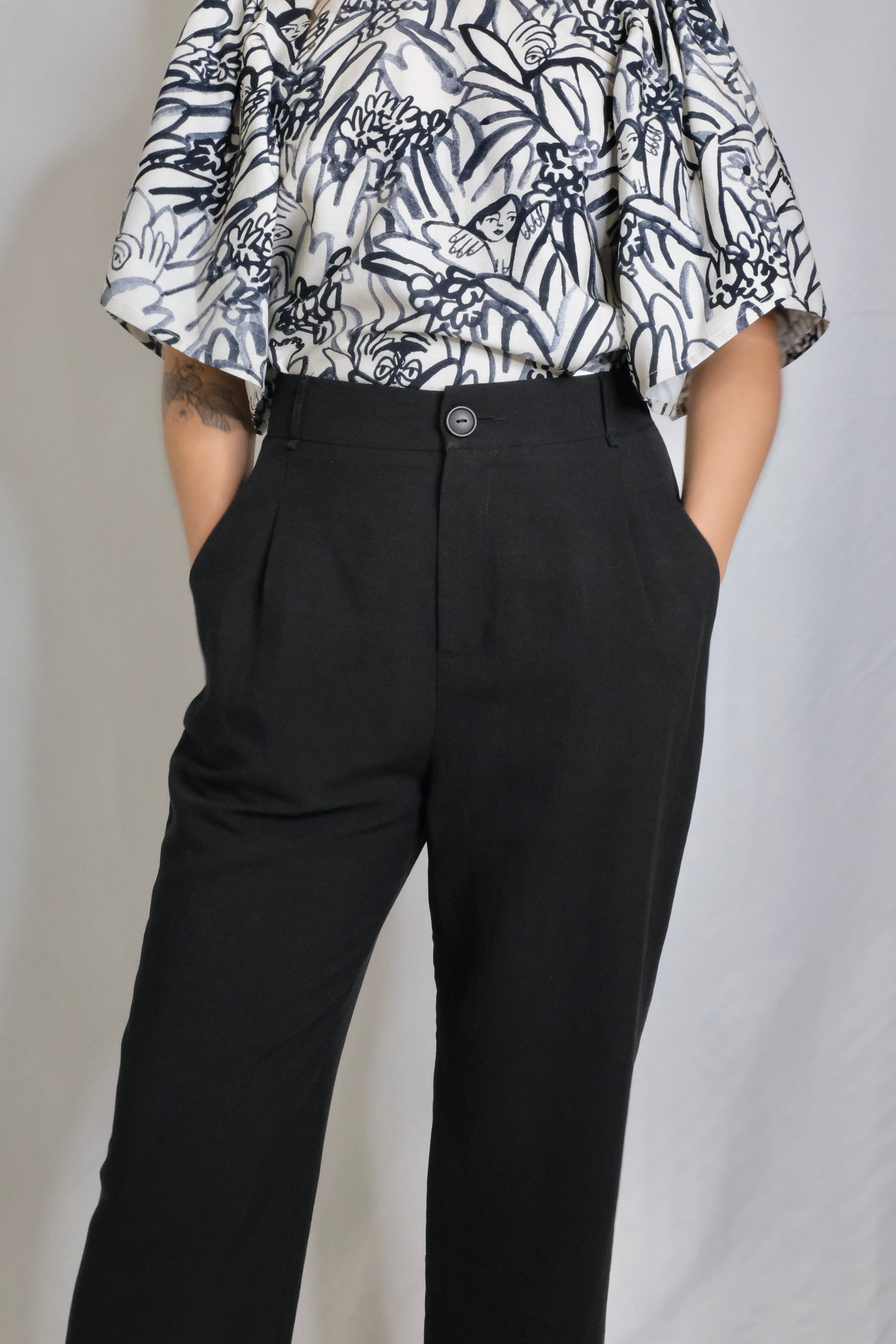 Eve Gravel Jane Pants / Noir