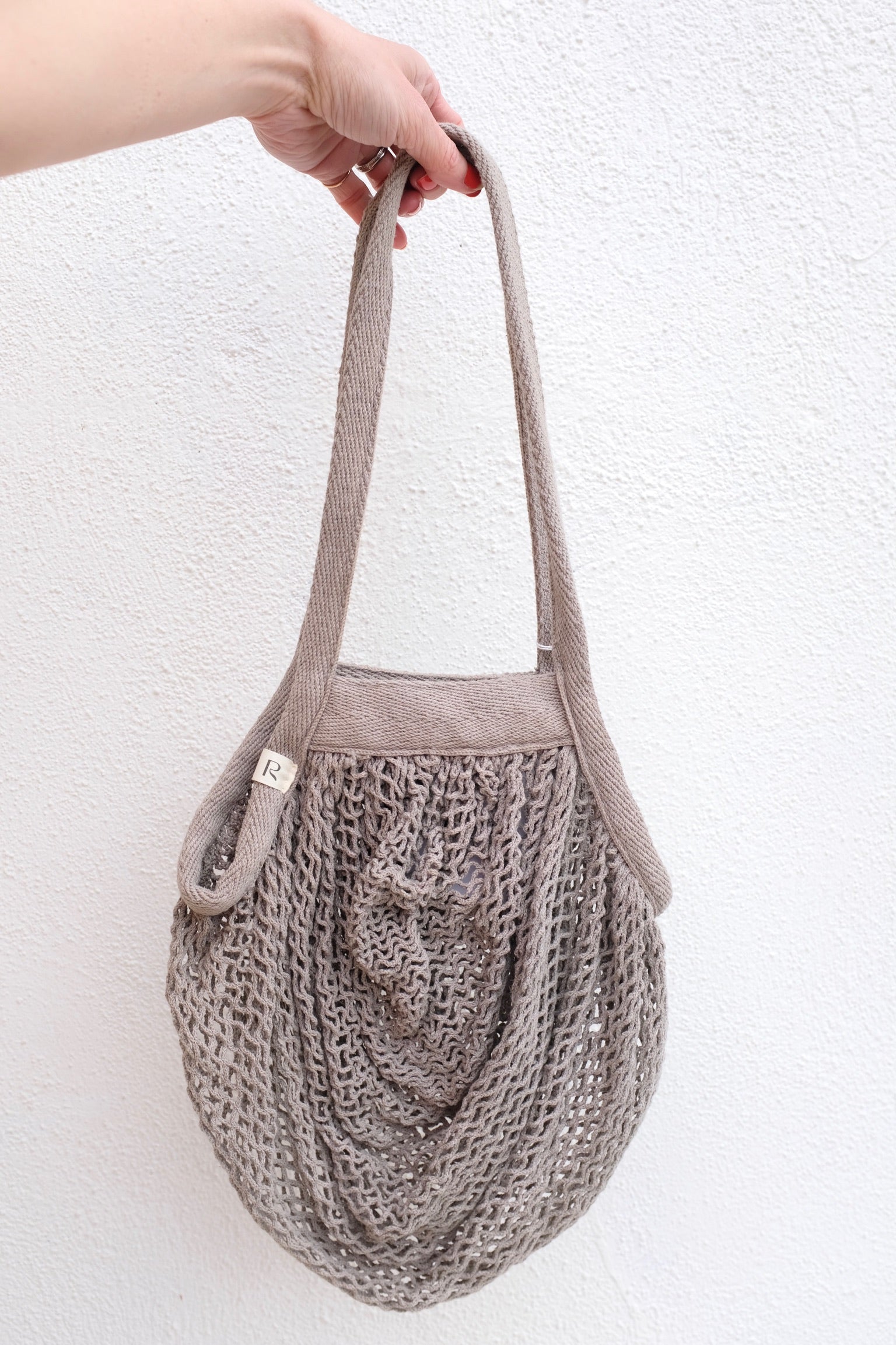 Roem Textiles Organic Cotton Market Bag, Sumac + Iron